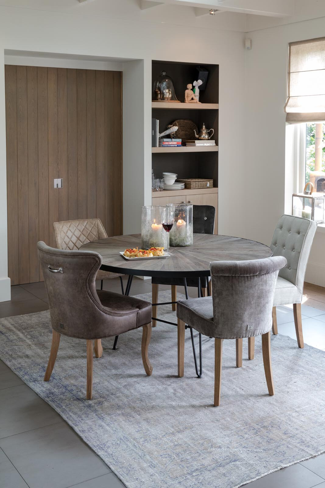Rivièra Maison Eetkamerstoel 'George' Pellini, kleur Coffee