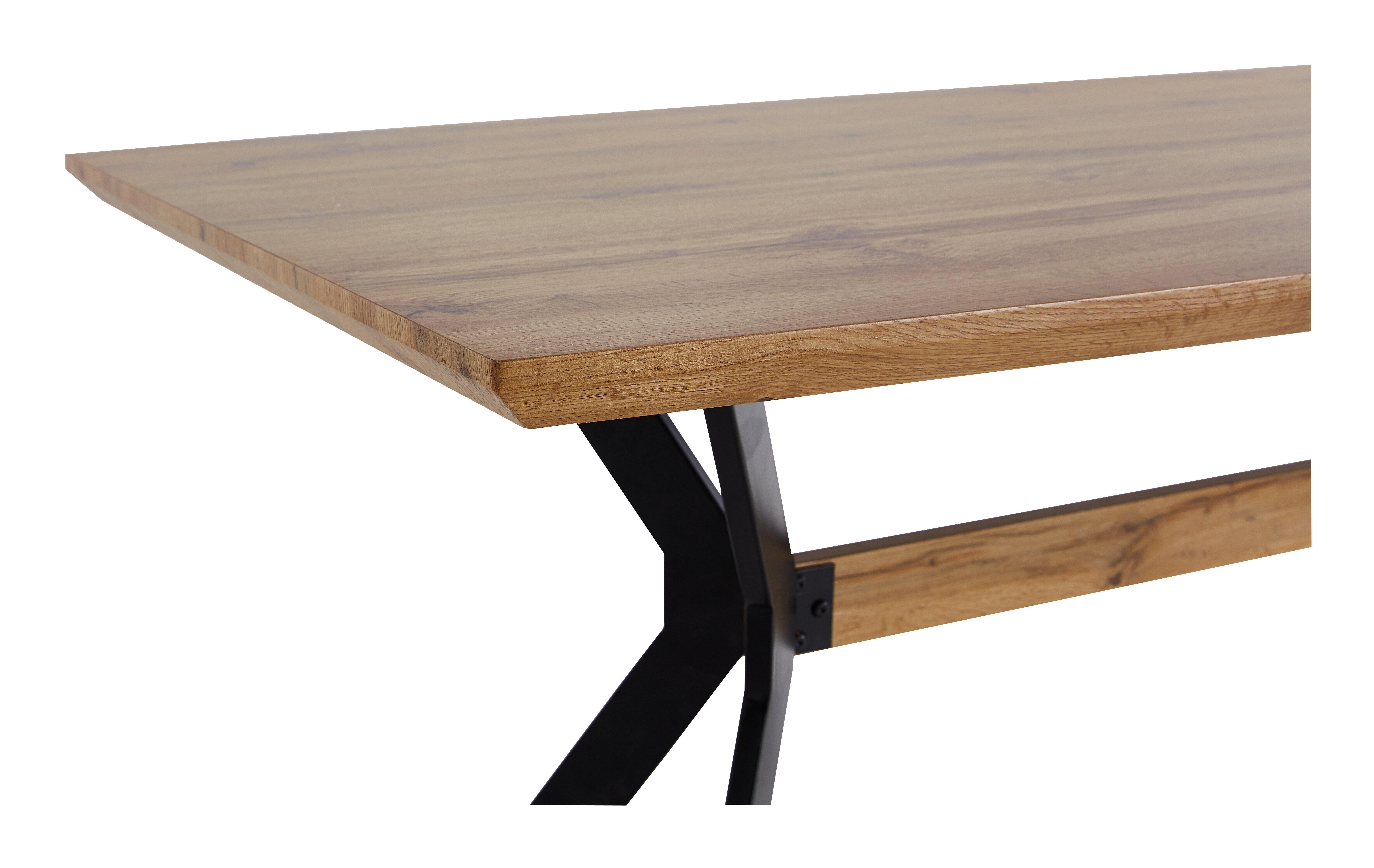 Artistiq Eettafel 'Jaye' Eikenlook, 160 x 90cm