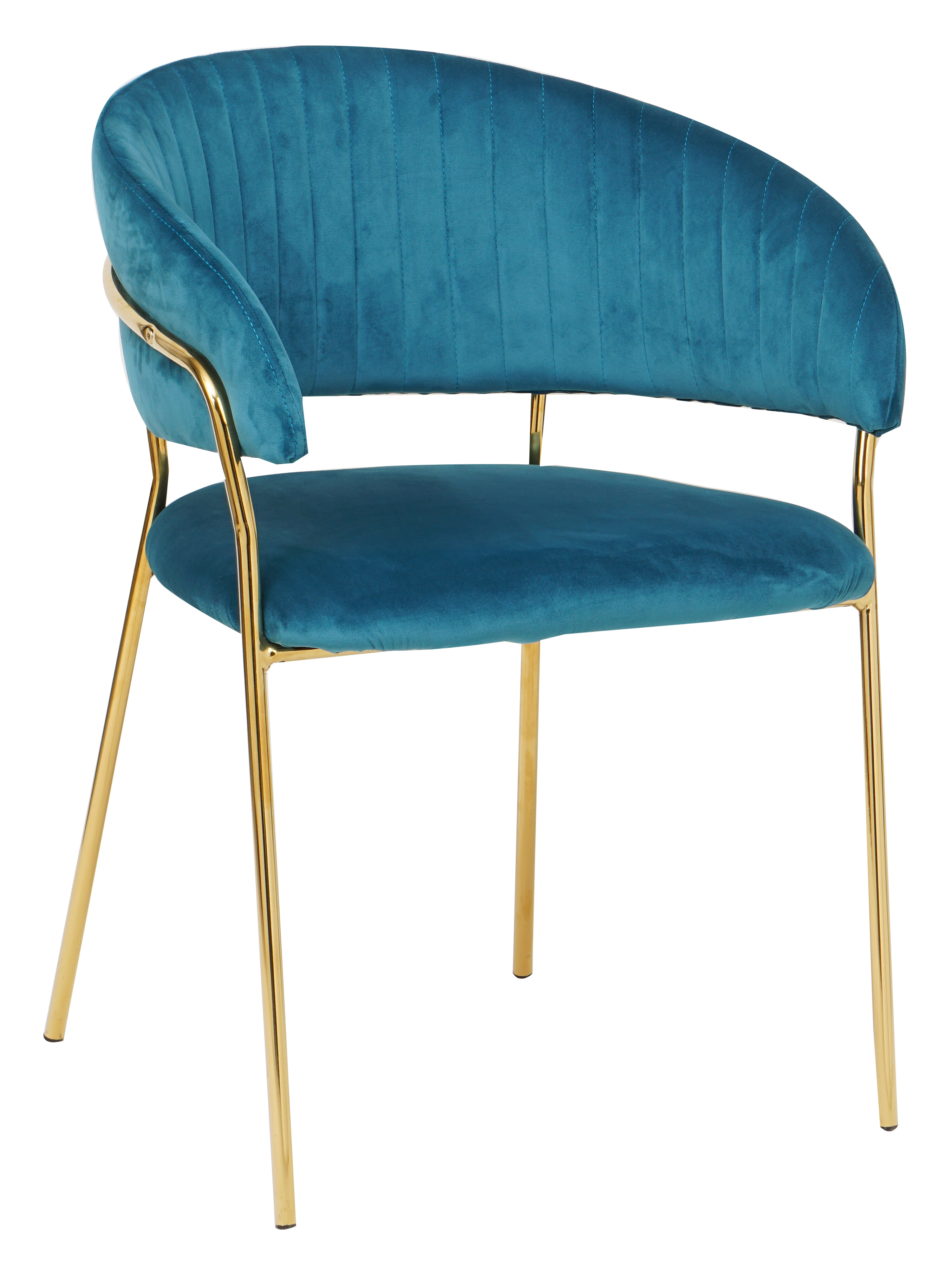 Artistiq Eetkamerstoel 'Lasse' Velvet, kleur blauw