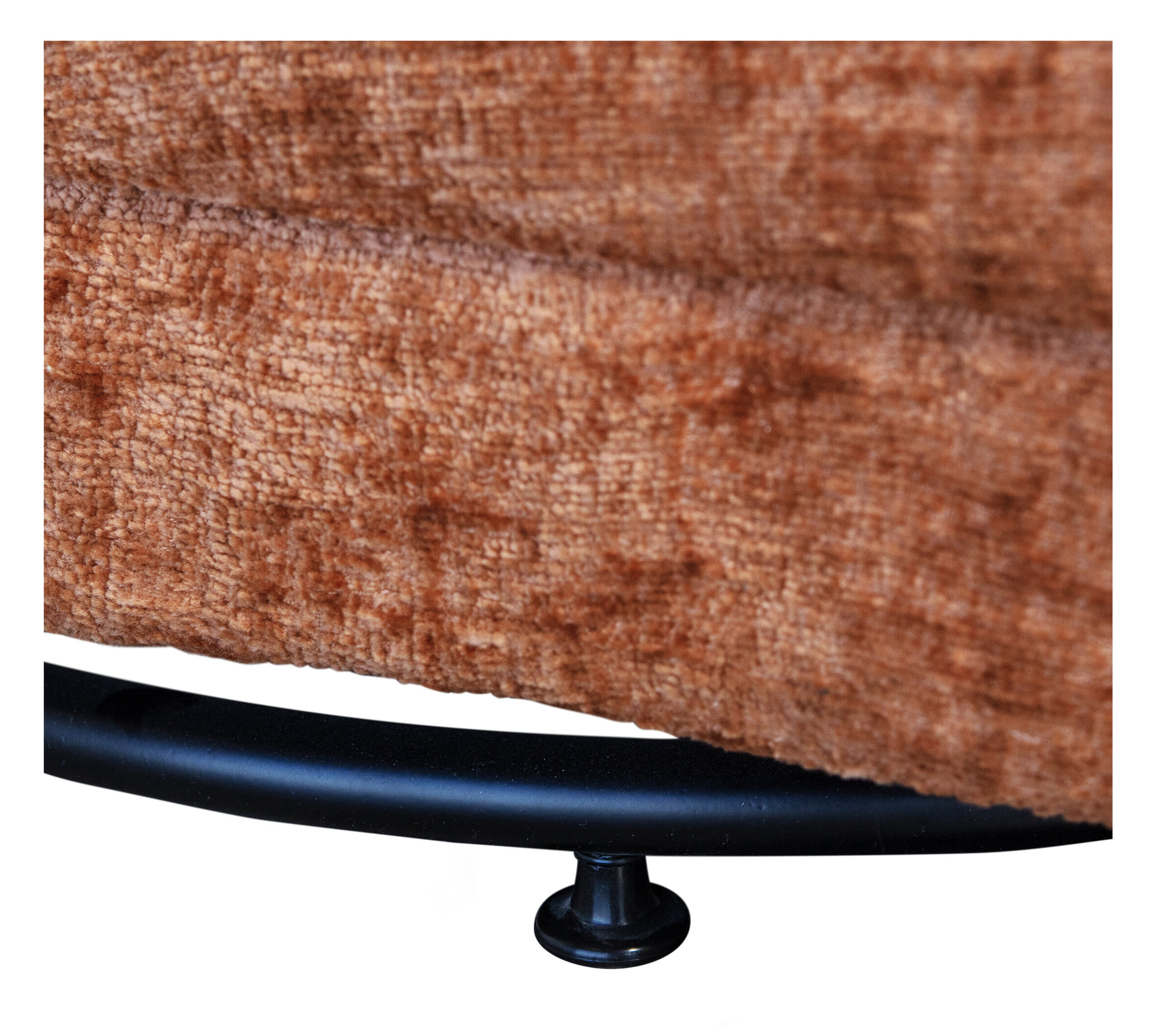 WOOOD Draaifauteuil 'Atty' Structure Velvet, kleur Blossom
