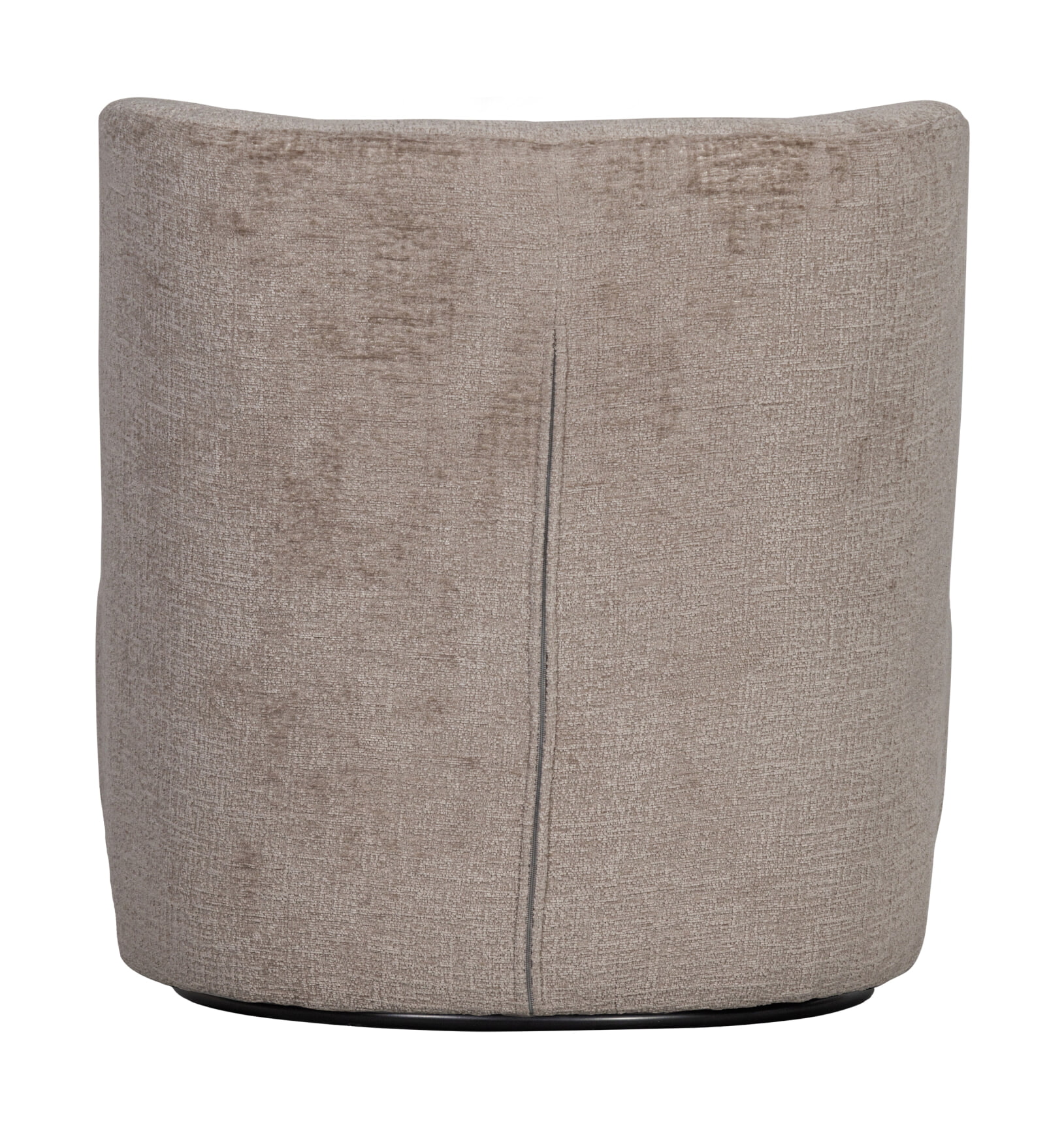 WOOOD Draaifauteuil 'Atty' Structure Velvet, kleur Zand