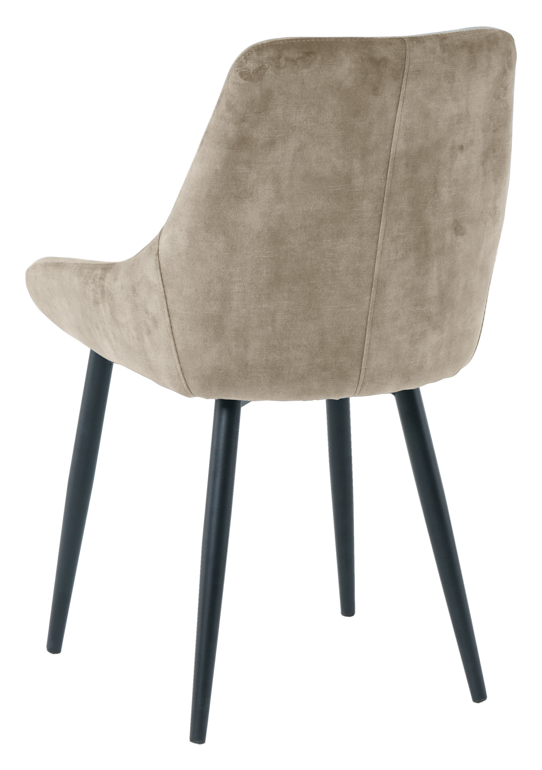 Artistiq Eetkamerstoel 'Kofi' Velvet, kleur beige