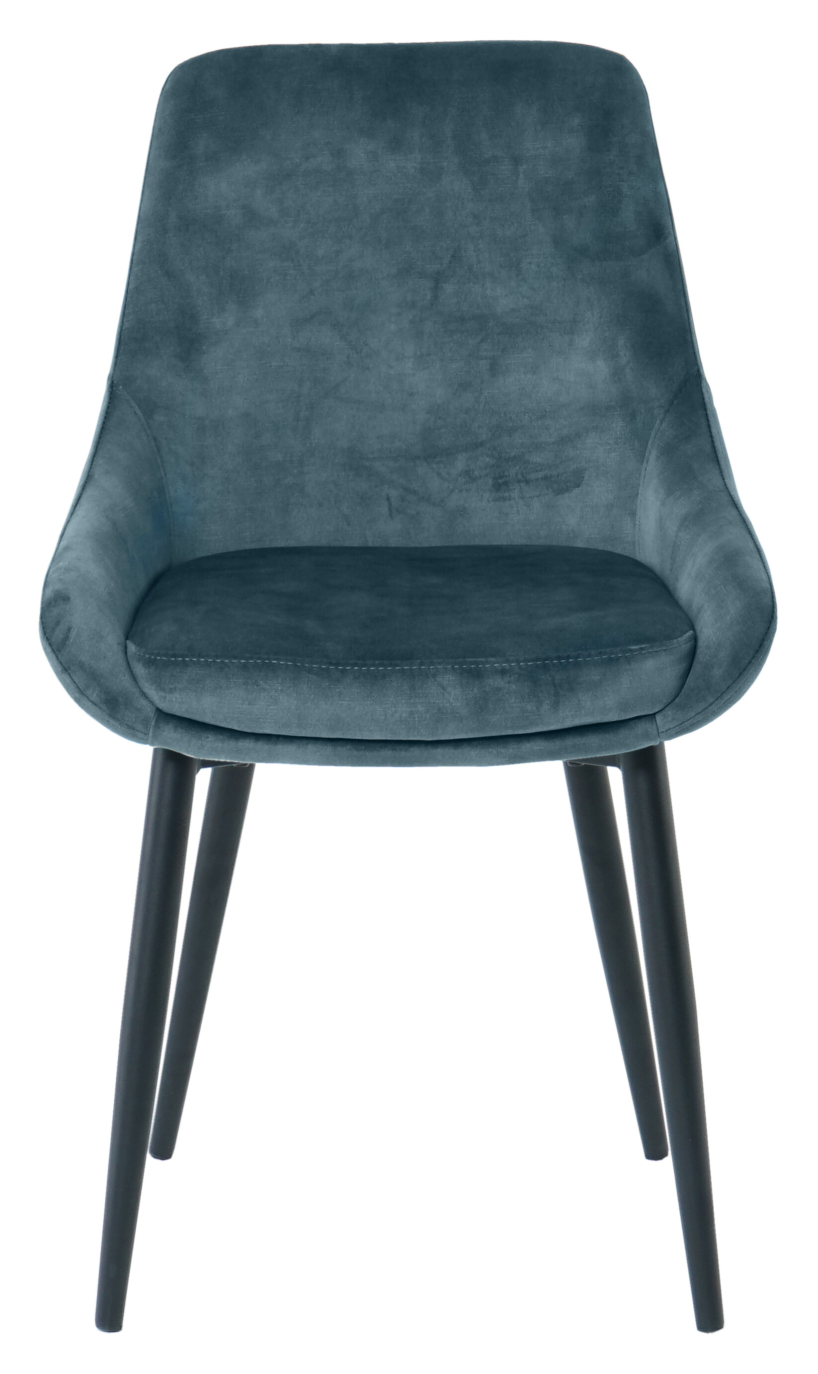 Artistiq Eetkamerstoel 'Kofi' Velvet, kleur blauw