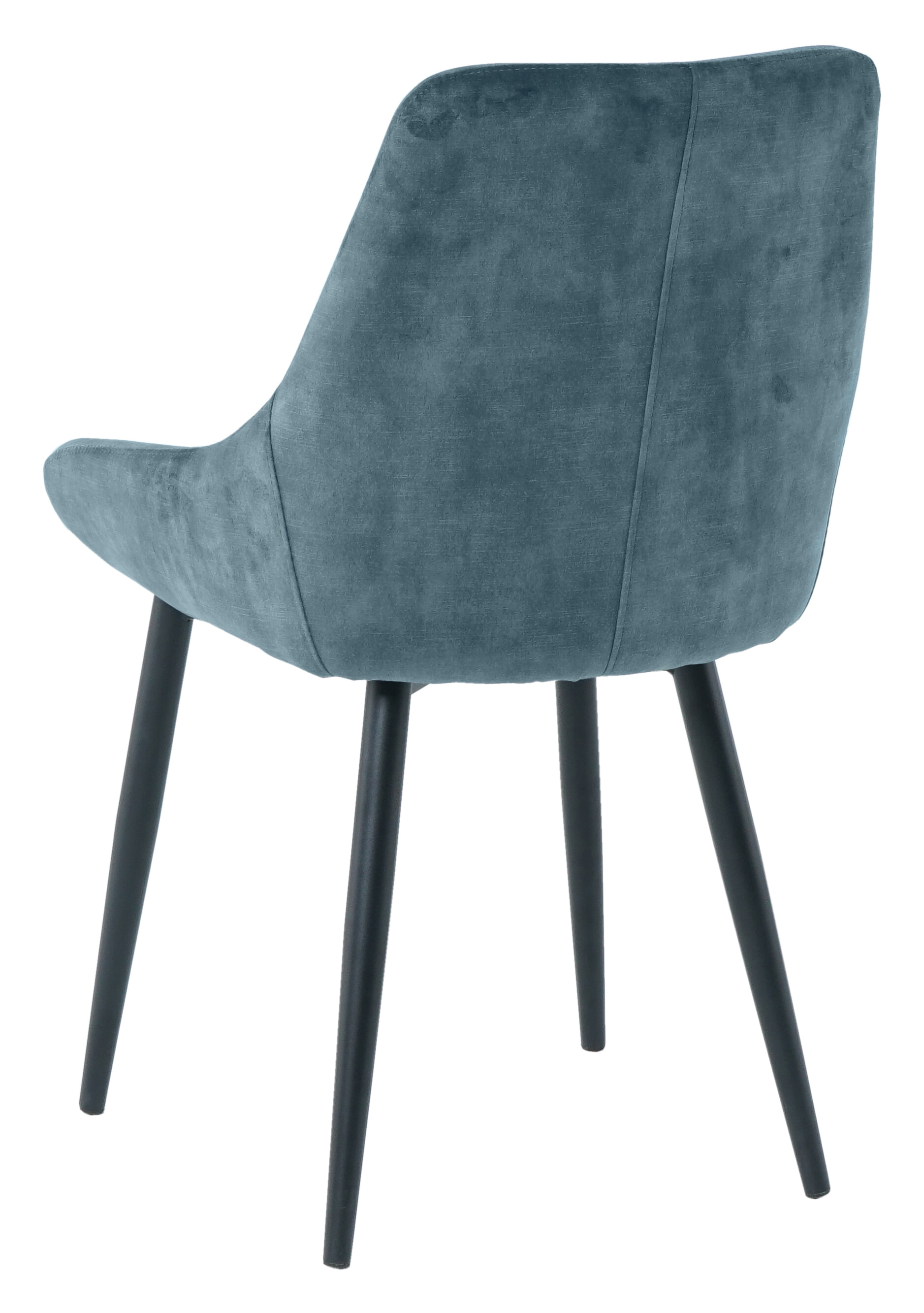 Artistiq Eetkamerstoel 'Kofi' Velvet, kleur blauw