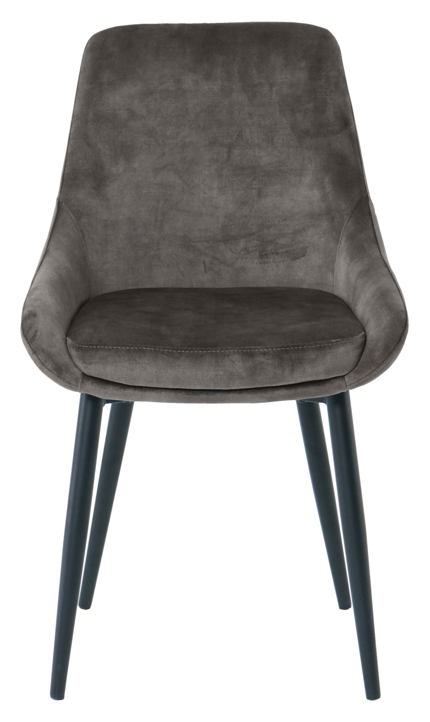 Artistiq Eetkamerstoel 'Kofi' Velvet, kleur donkergrijs