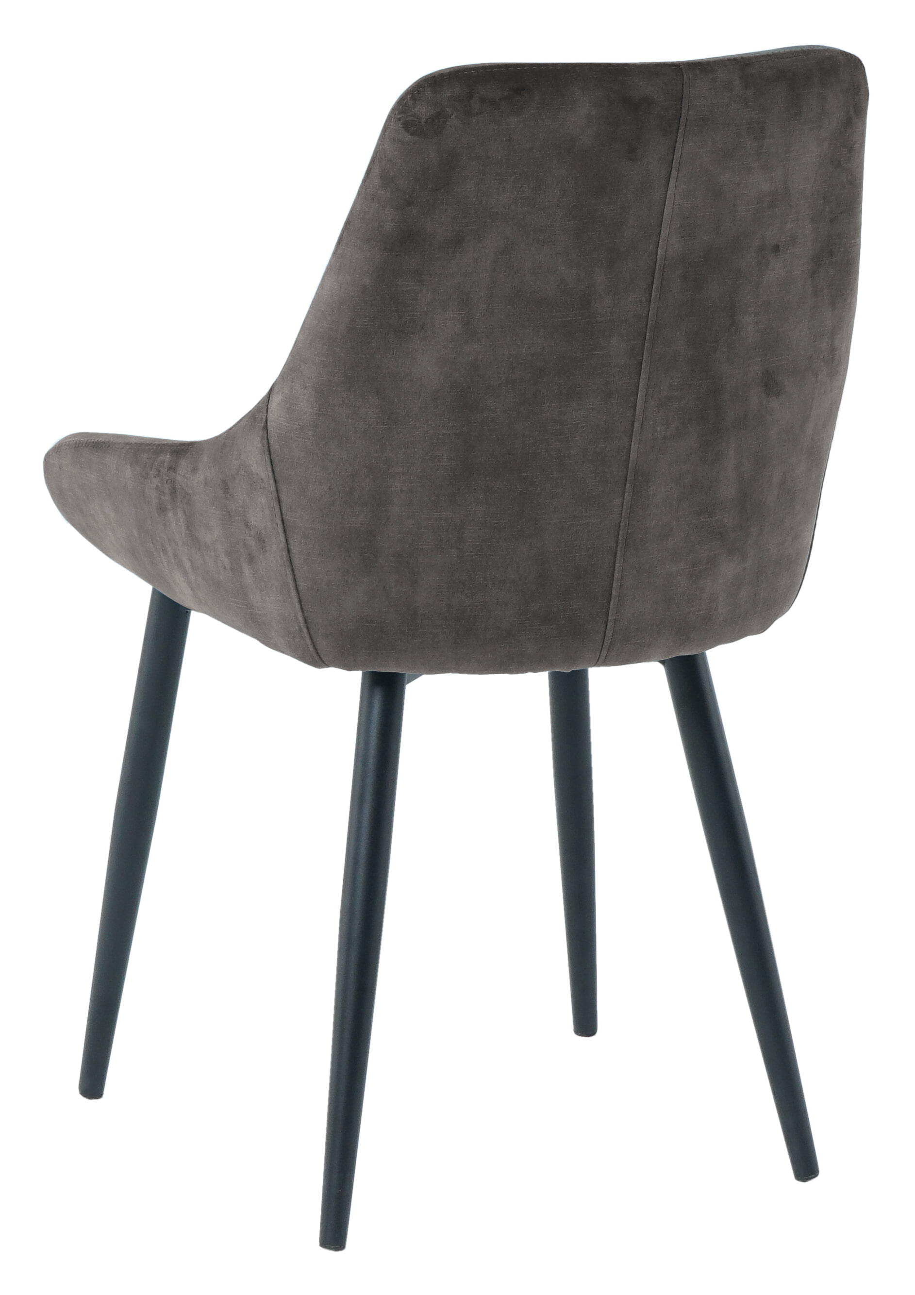Artistiq Eetkamerstoel 'Kofi' Velvet, kleur donkergrijs