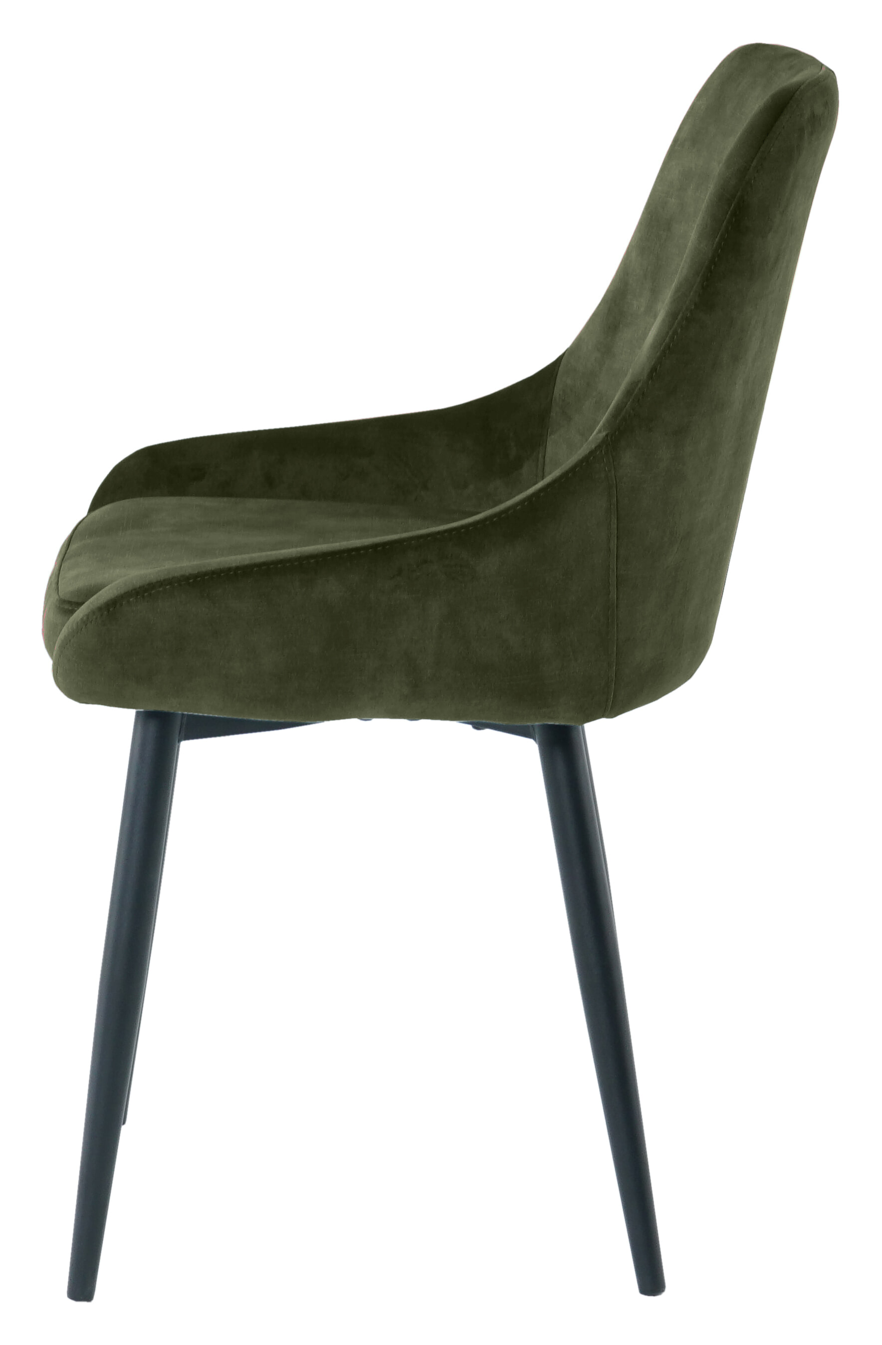 Artistiq Eetkamerstoel 'Kofi' Velvet, kleur groen