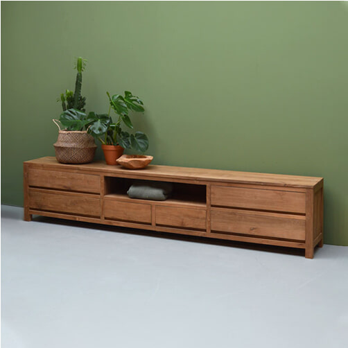 Livingfurn TV meubel Noor Mangohout Kleur Walnoot Sohome livingfurn-tv-meubel-noor-mangohout-kleur-walnoot-sohome