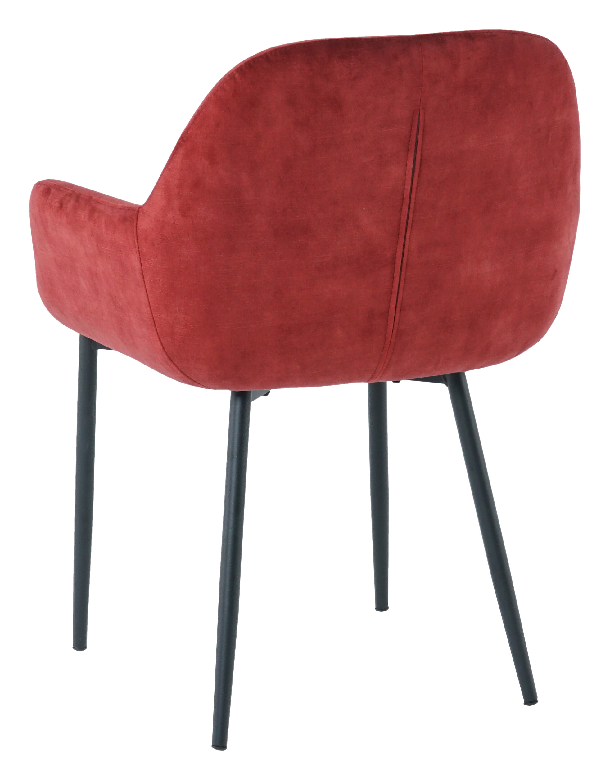 Artistiq Eetkamerstoel 'Linna' Velvet, kleur rood