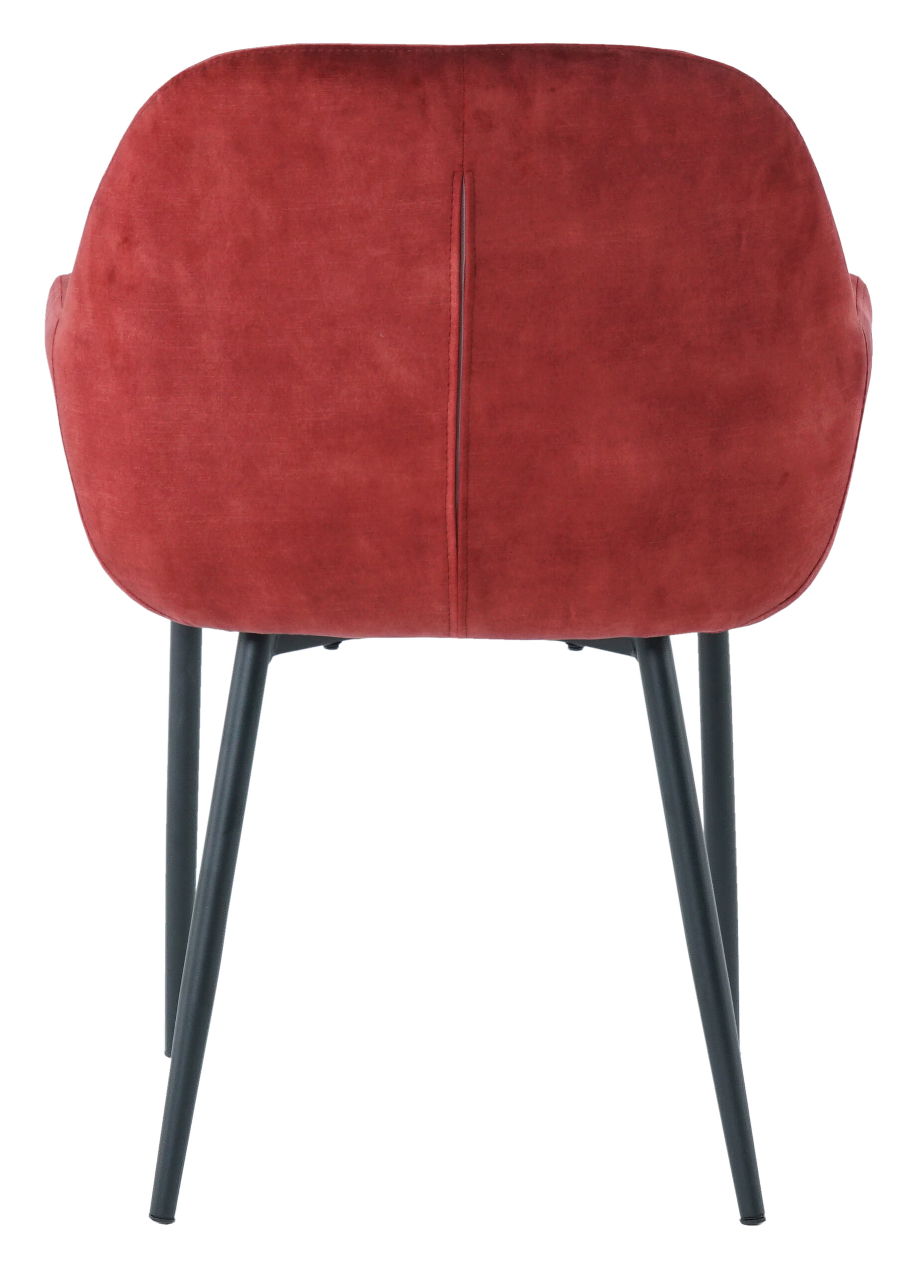 Artistiq Eetkamerstoel 'Linna' Velvet, kleur rood