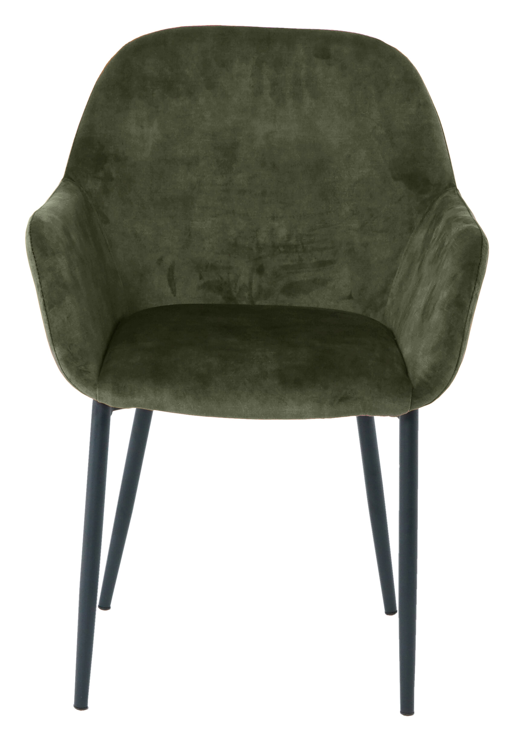 Artistiq Eetkamerstoel 'Linna' Velvet, kleur groen