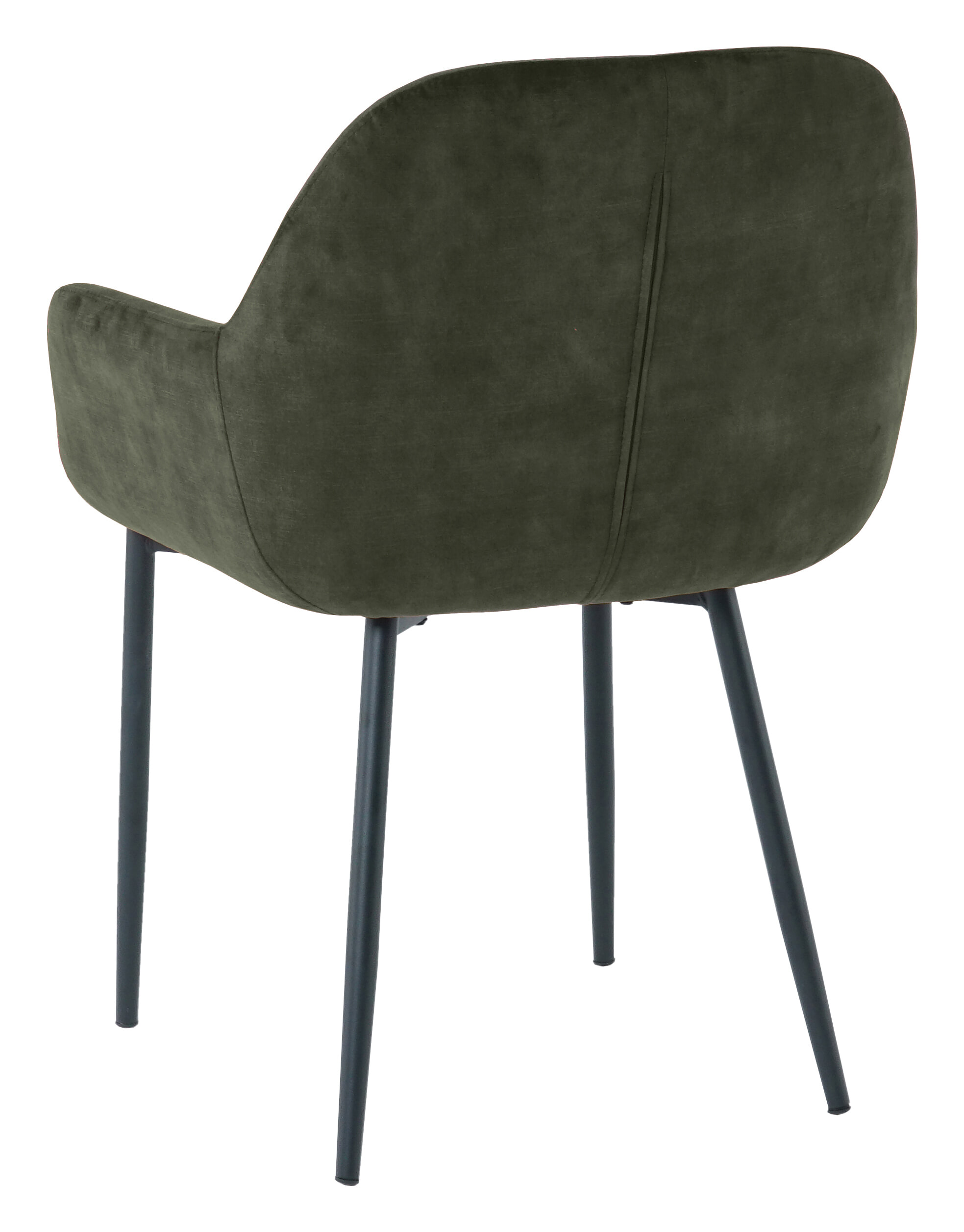 Artistiq Eetkamerstoel 'Linna' Velvet, kleur groen