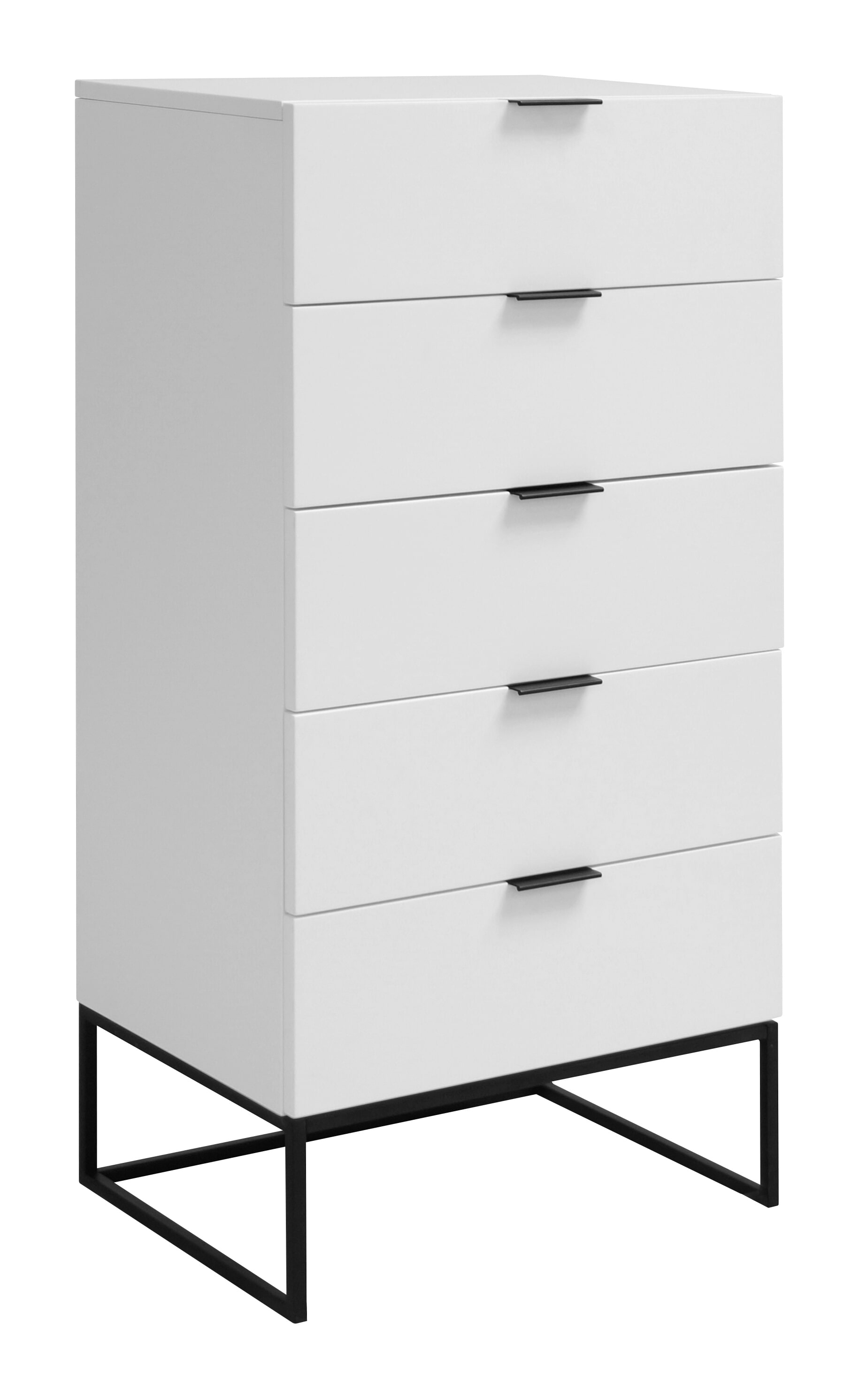 Interstil Ladenkast 'Kobe' met 5 laden, kleur wit Interstil Ladenkast 'Kobe' met 5 laden, kleur wit
