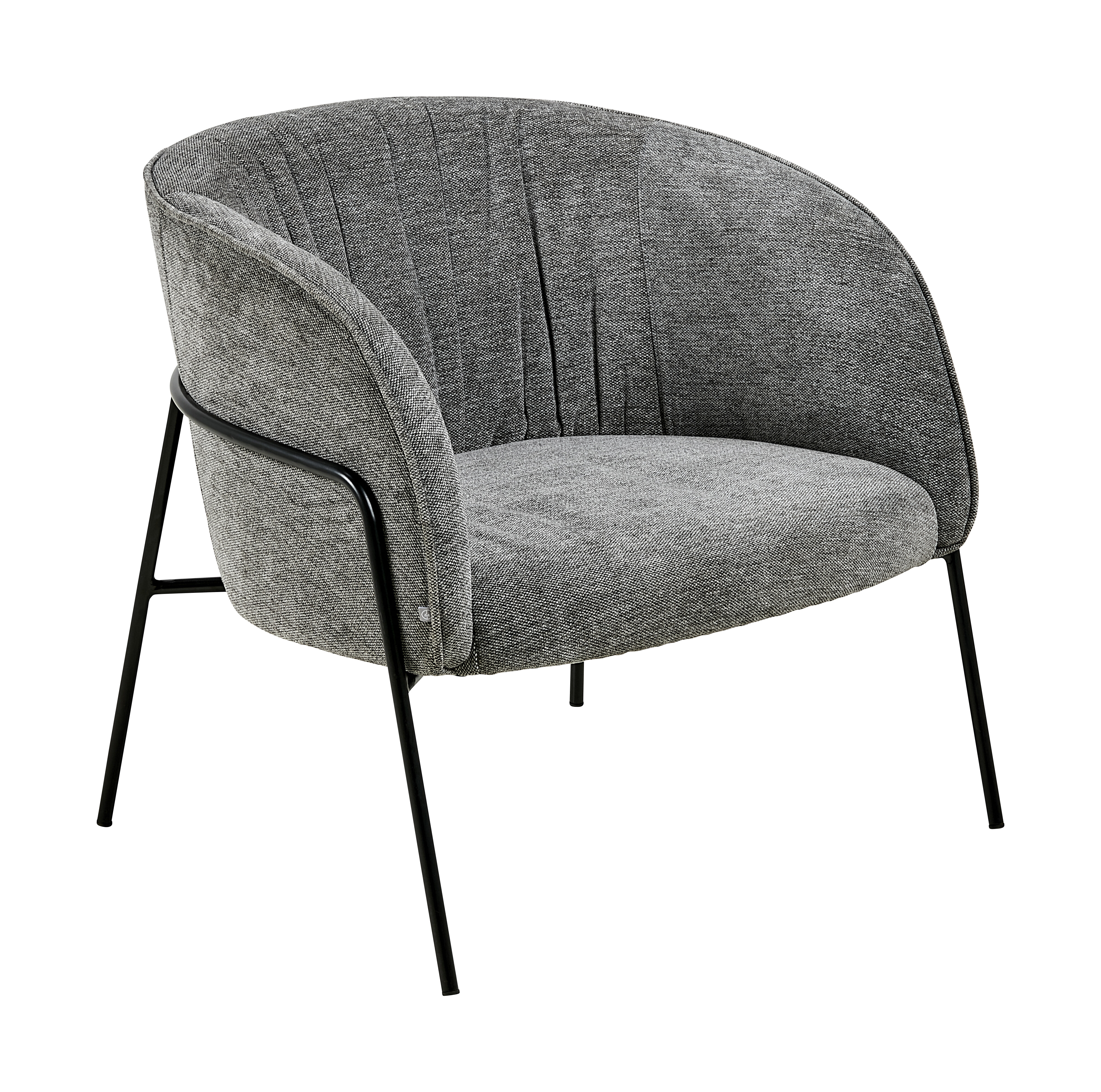 Interstil Fauteuil 'Scandia', kleur antraciet Interstil Fauteuil 'Scandia', kleur antraciet