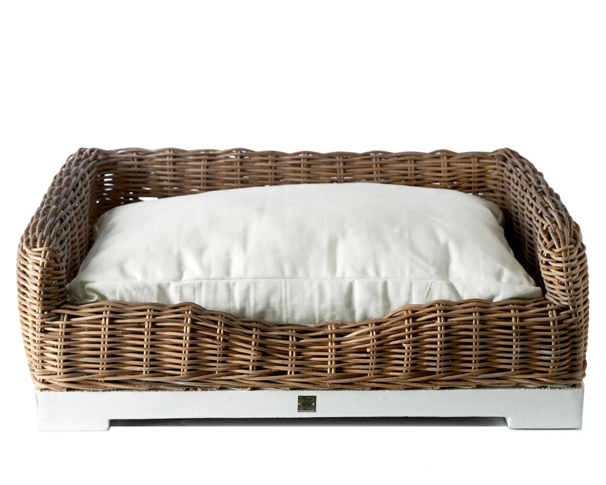 Rivièra Maison Hondenmand 'Classic' Rustic Rattan, kleur Bruin