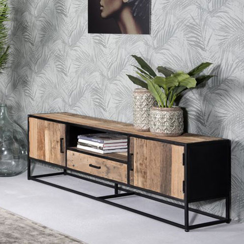 Livingfurn TV-meubel Dakota 130 cm - Bruin