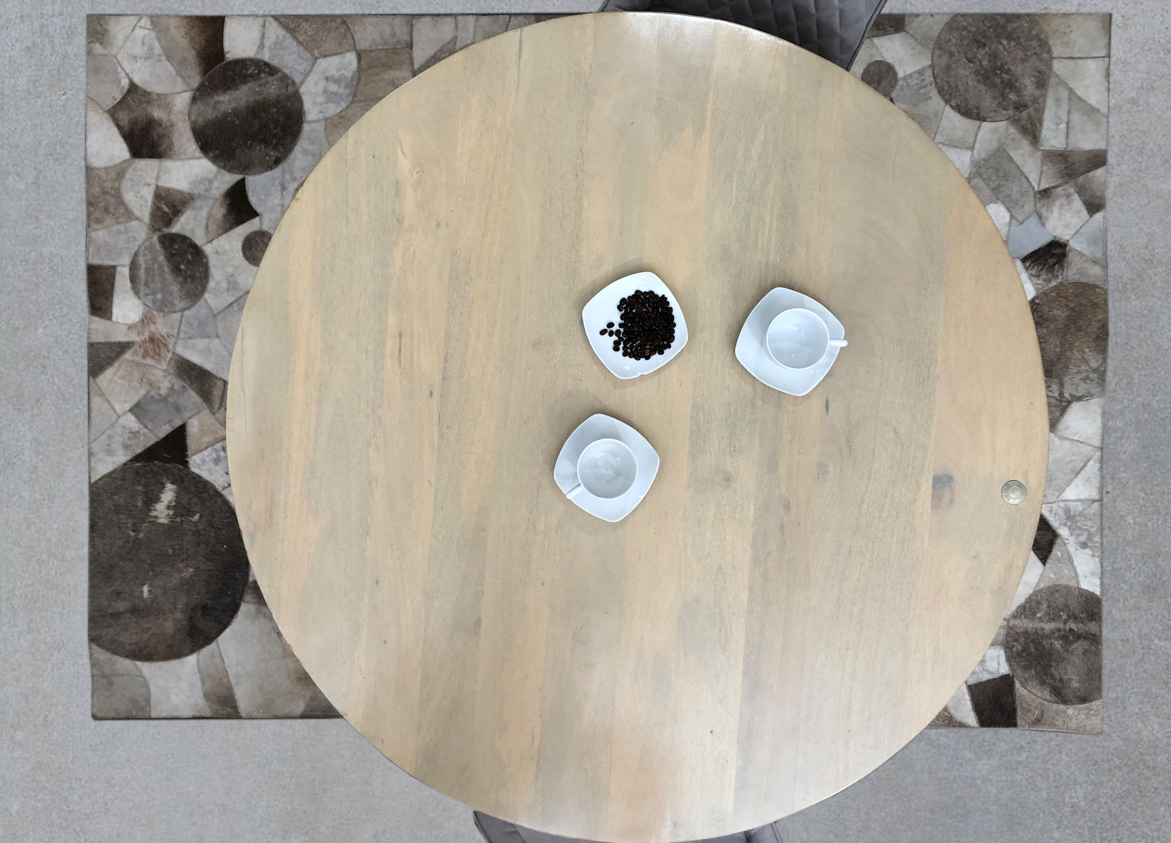 Tom Tailor Ronde Eettafel 'Tessica' Mangohout, 120cm
