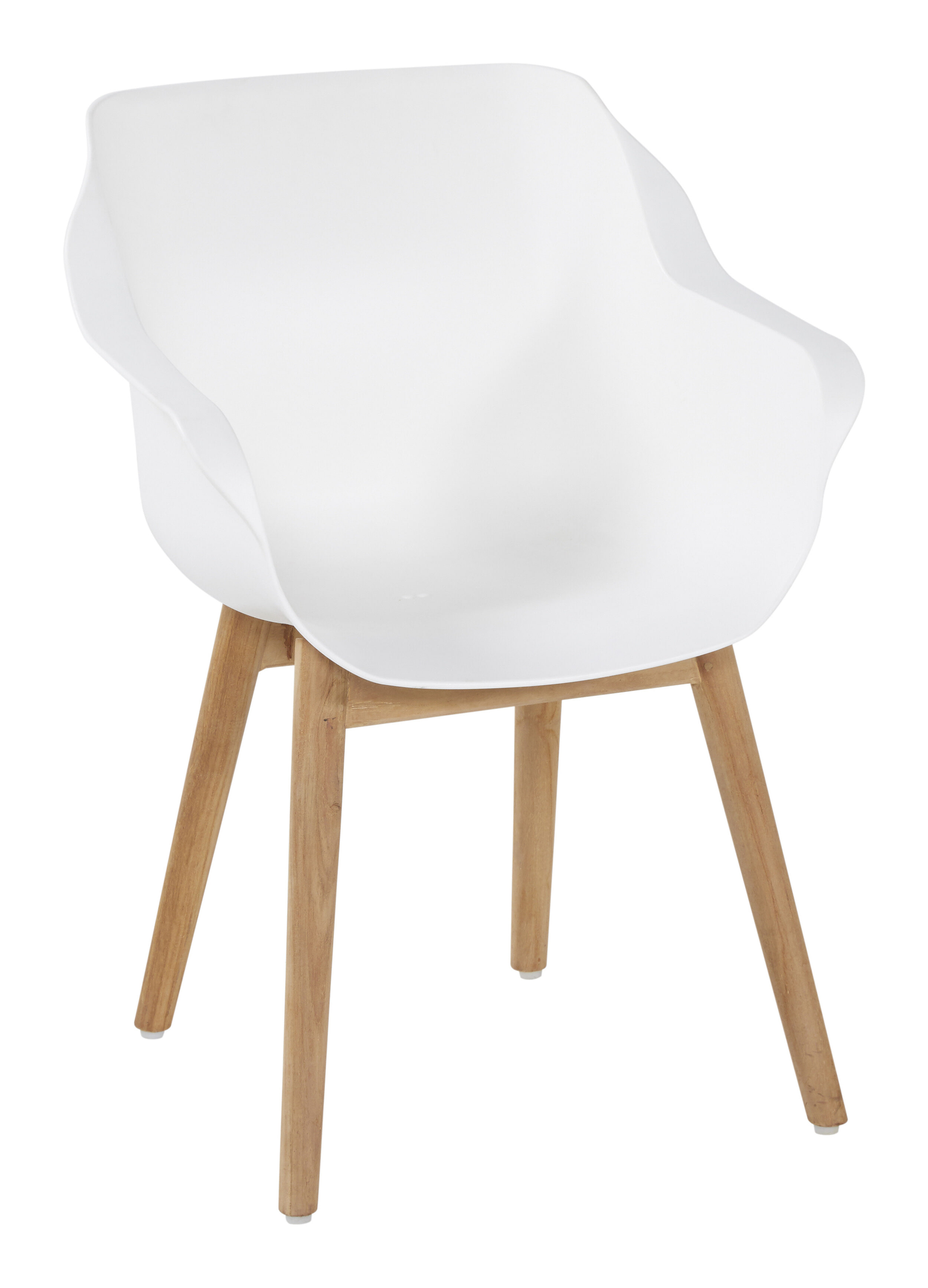 Hartman Tuinstoel 'Sophie Teak' met armleuning, kleur Wit Hartman Tuinstoel 'Sophie Teak' met armleuning, kleur Wit