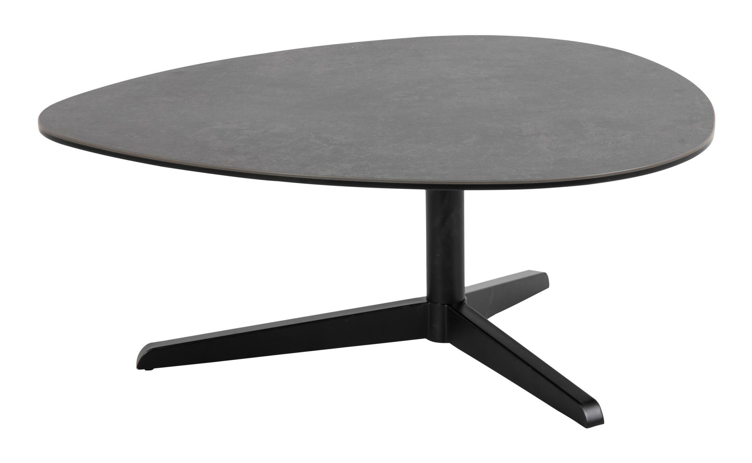 Bendt Organische Salontafel 'Serena' Keramiek, 84 x 77cm, kleur Zwart
