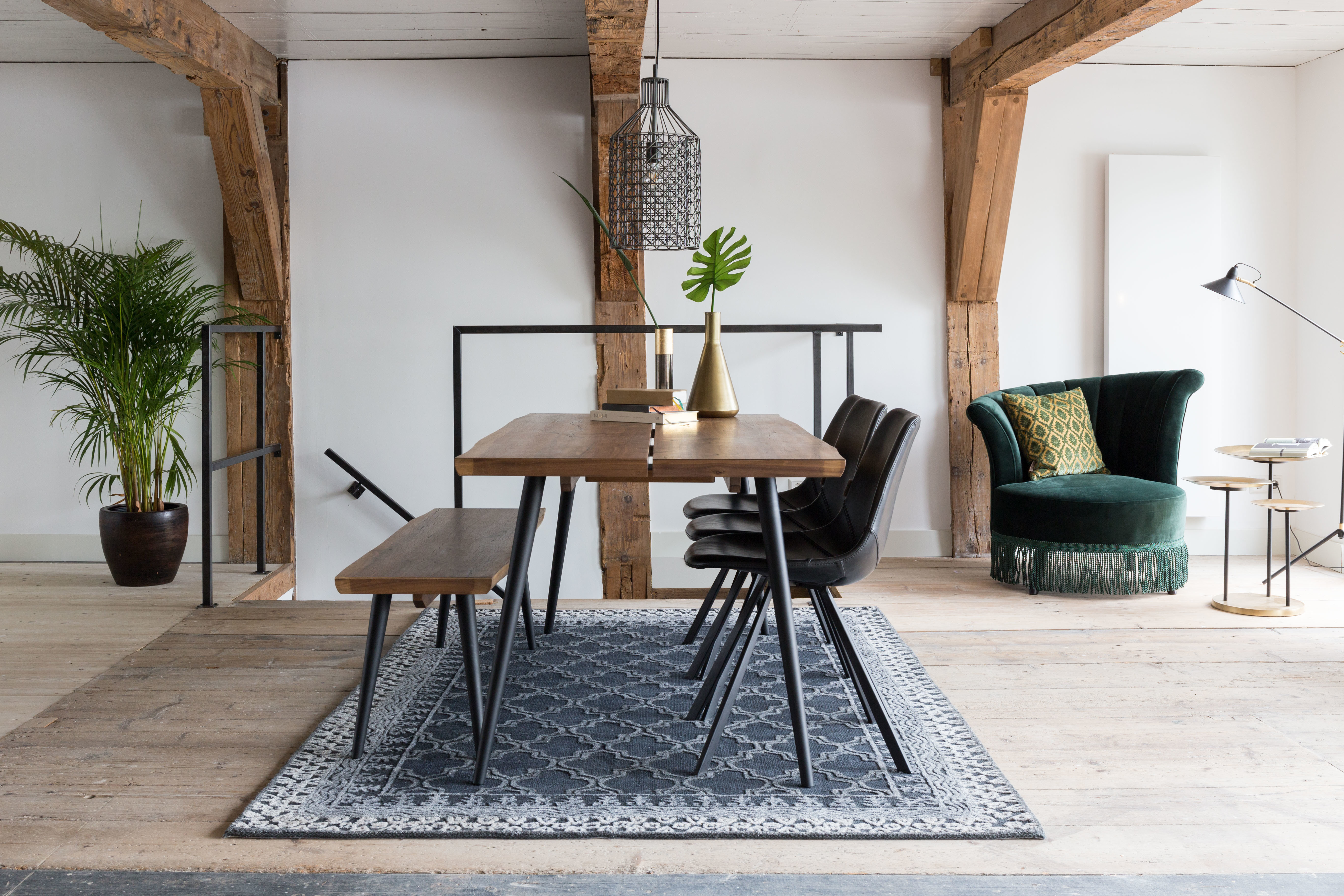 Dutchbone Eetkamerbank 'Alagon' 180cm