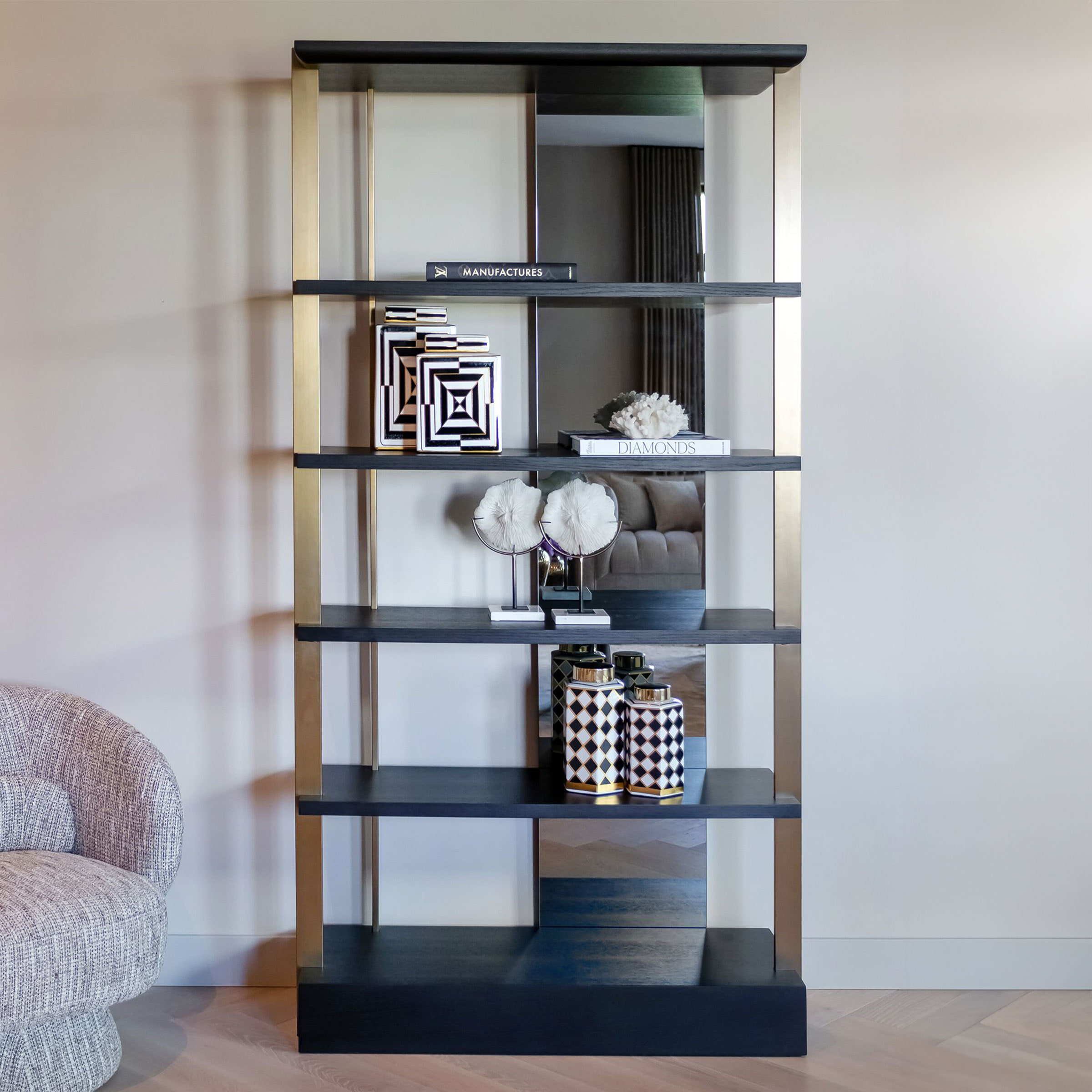 Richmond Wandkast 'Rigley' Met spiegel, 218 x 112cm