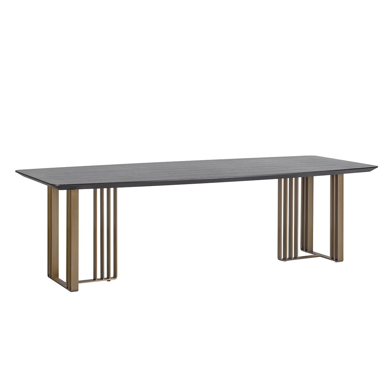 Richmond Interiors Richmond Eettafel Maverick Eiken, 220 x 105cm - Goud