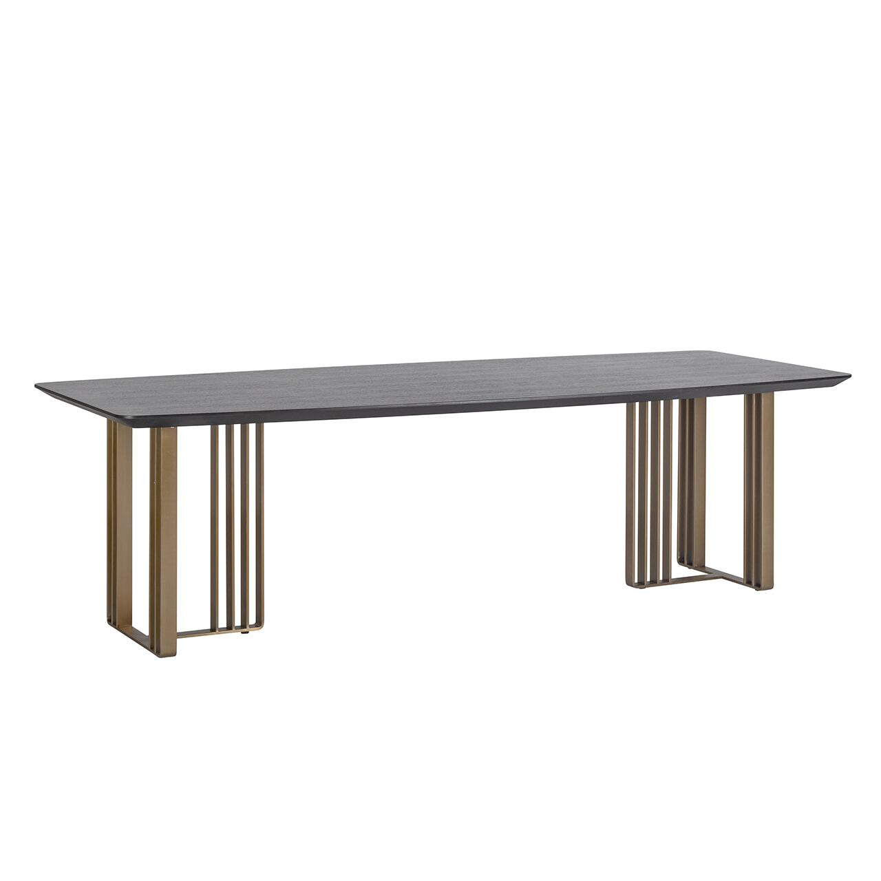 Richmond Interiors Richmond Eettafel Maverick Eiken, 260 x 105cm - Goud