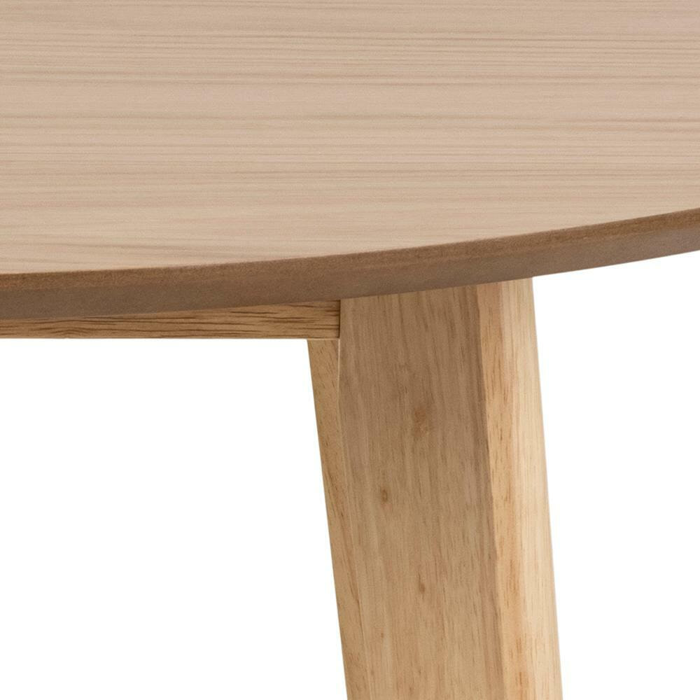 Bendt Ronde Eettafel 'Torkil' 105cm, kleur Naturel Eiken