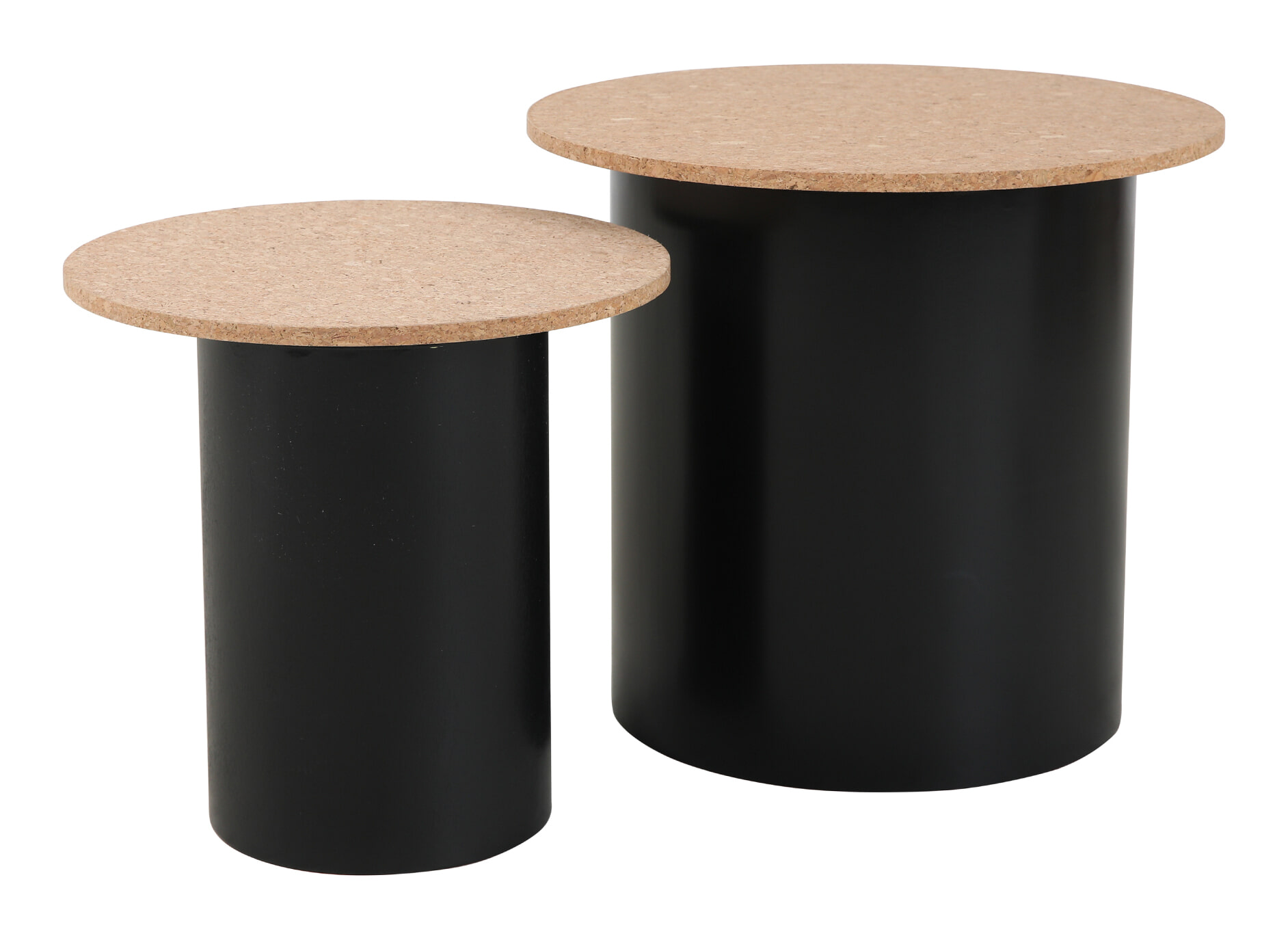 Artistiq Living Bijzettafel 'Maurita' Kurk, Set van 2
