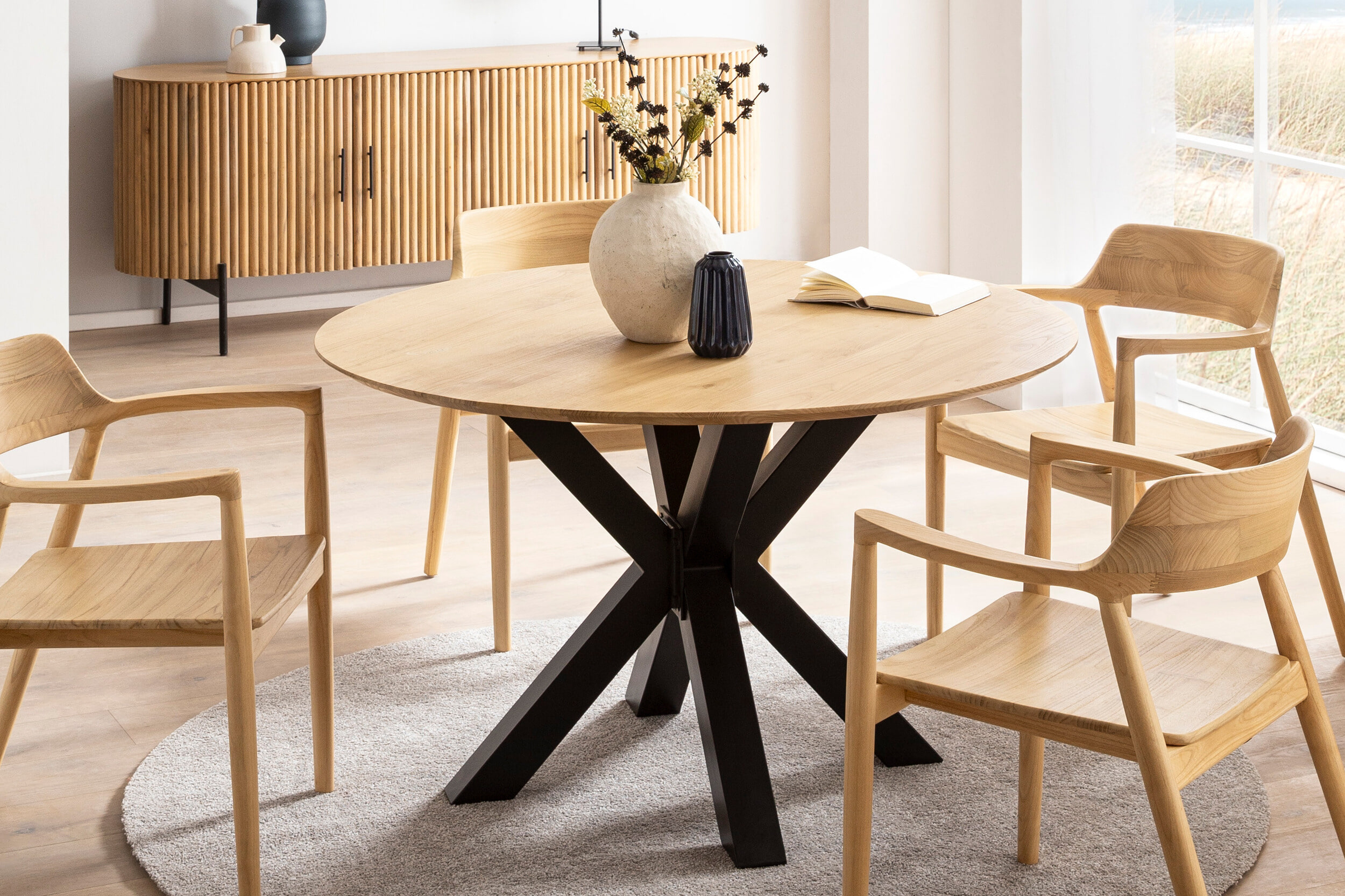 Artistiq Dressoir 'Bethann' Mangohout, 190cm