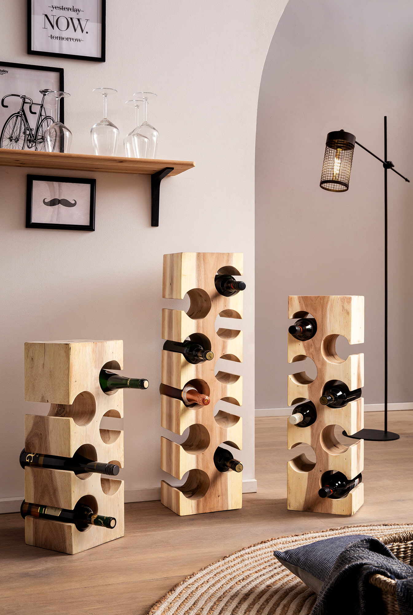 Artistiq Wijnrek 'Etoya' Suarhout, Voor 10 flessen