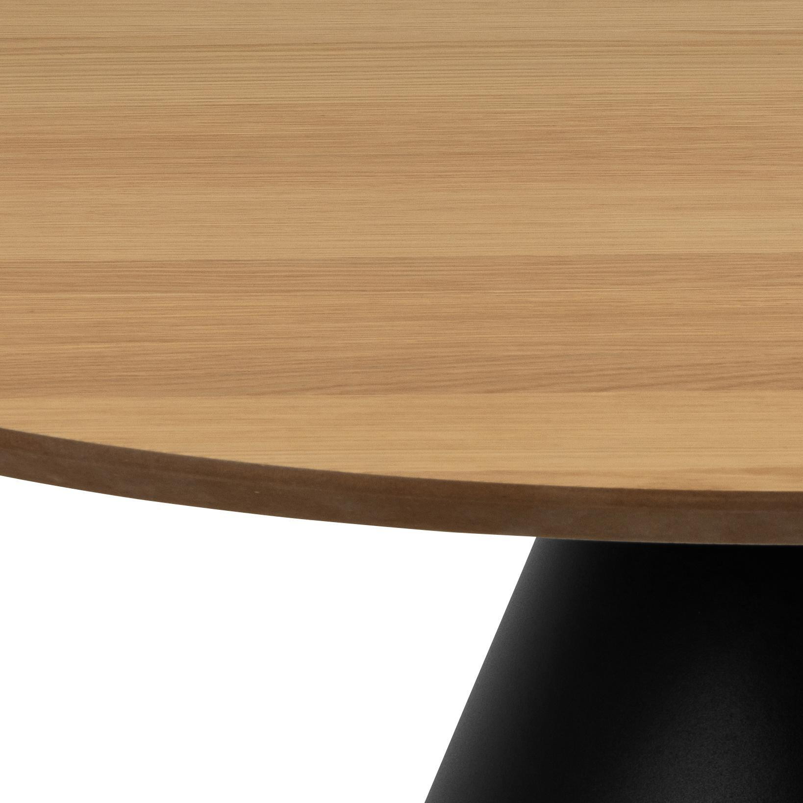 Bendt Ronde Salontafel 'Anemone' Eiken, 85cm
