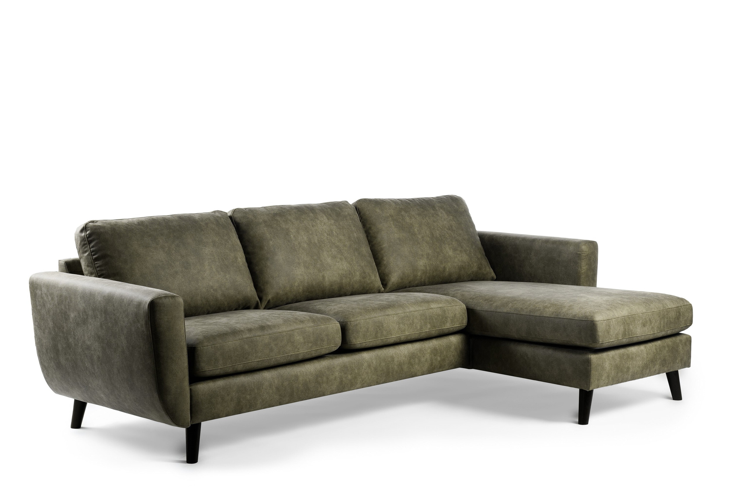 BASE 3-zits Loungebank 'Tequia' Links/Rechts, kleur Groen