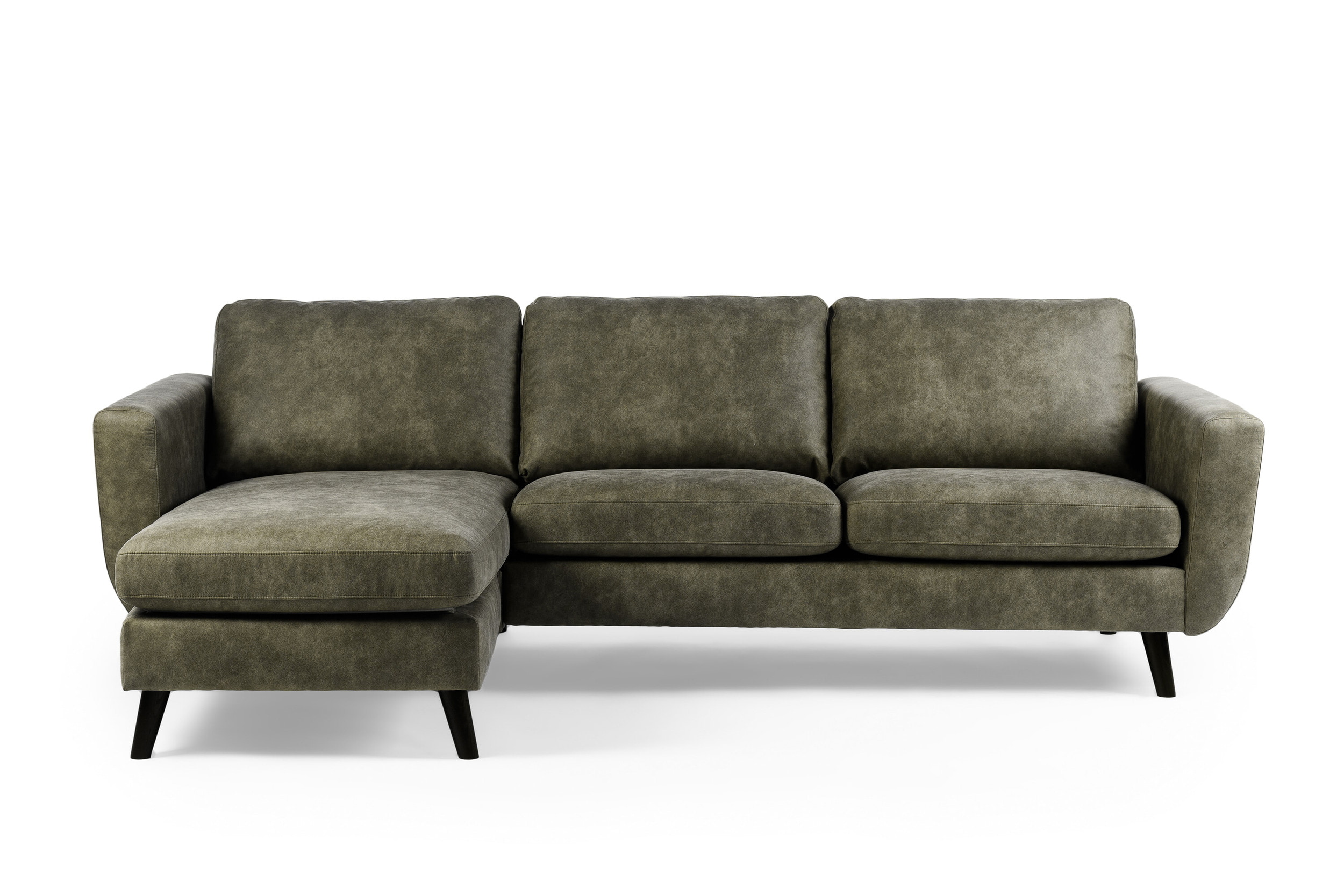 BASE 3-zits Loungebank 'Tequia' Links/Rechts, kleur Groen