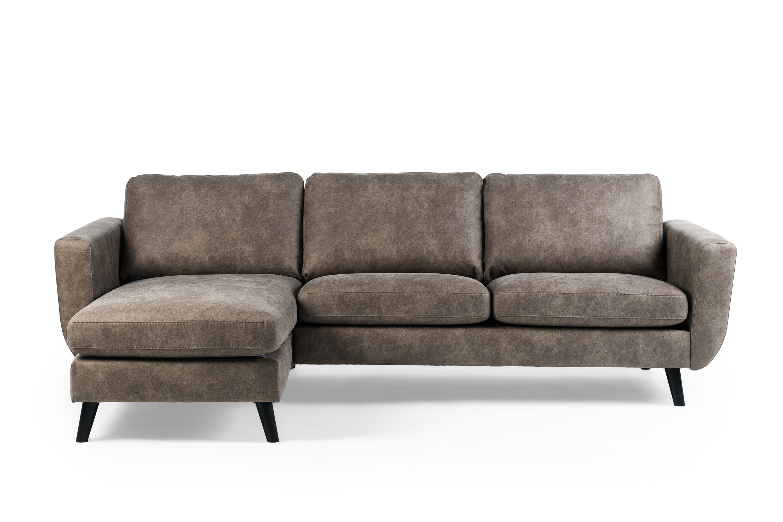 BASE 3-zits Loungebank 'Tequia' Links/Rechts, kleur Taupe