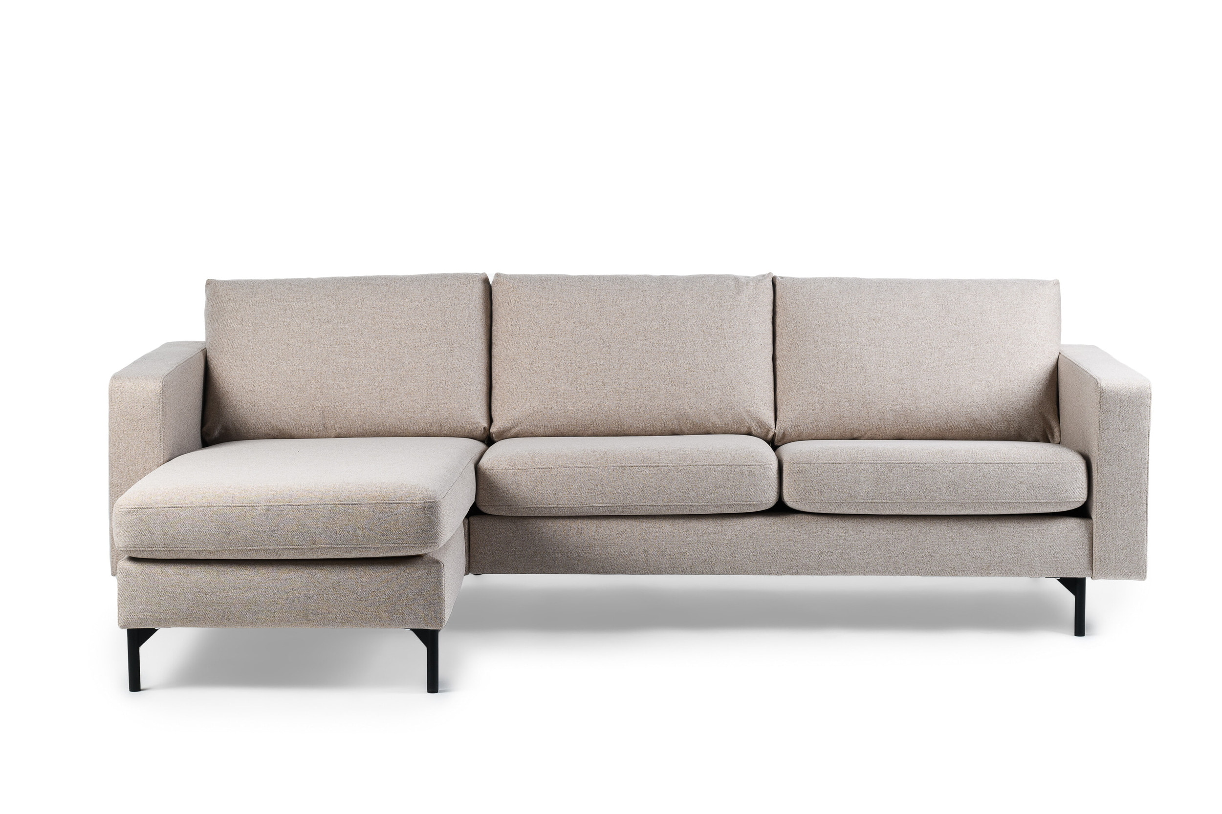 BASE 3-zits Loungebank 'Donavon' Links/Rechts, kleur Beige