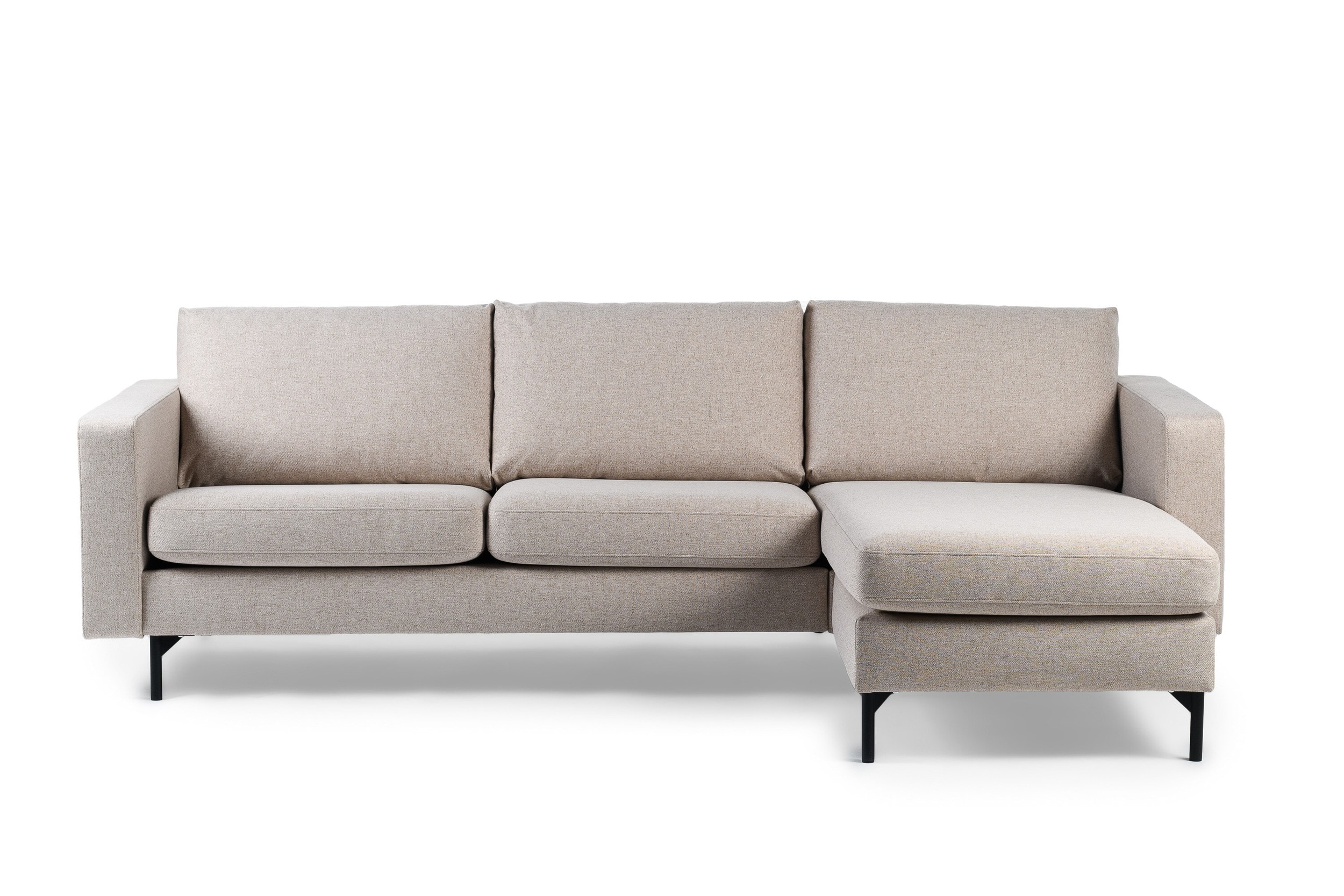 BASE 3-zits Loungebank 'Donavon' Links/Rechts, kleur Beige