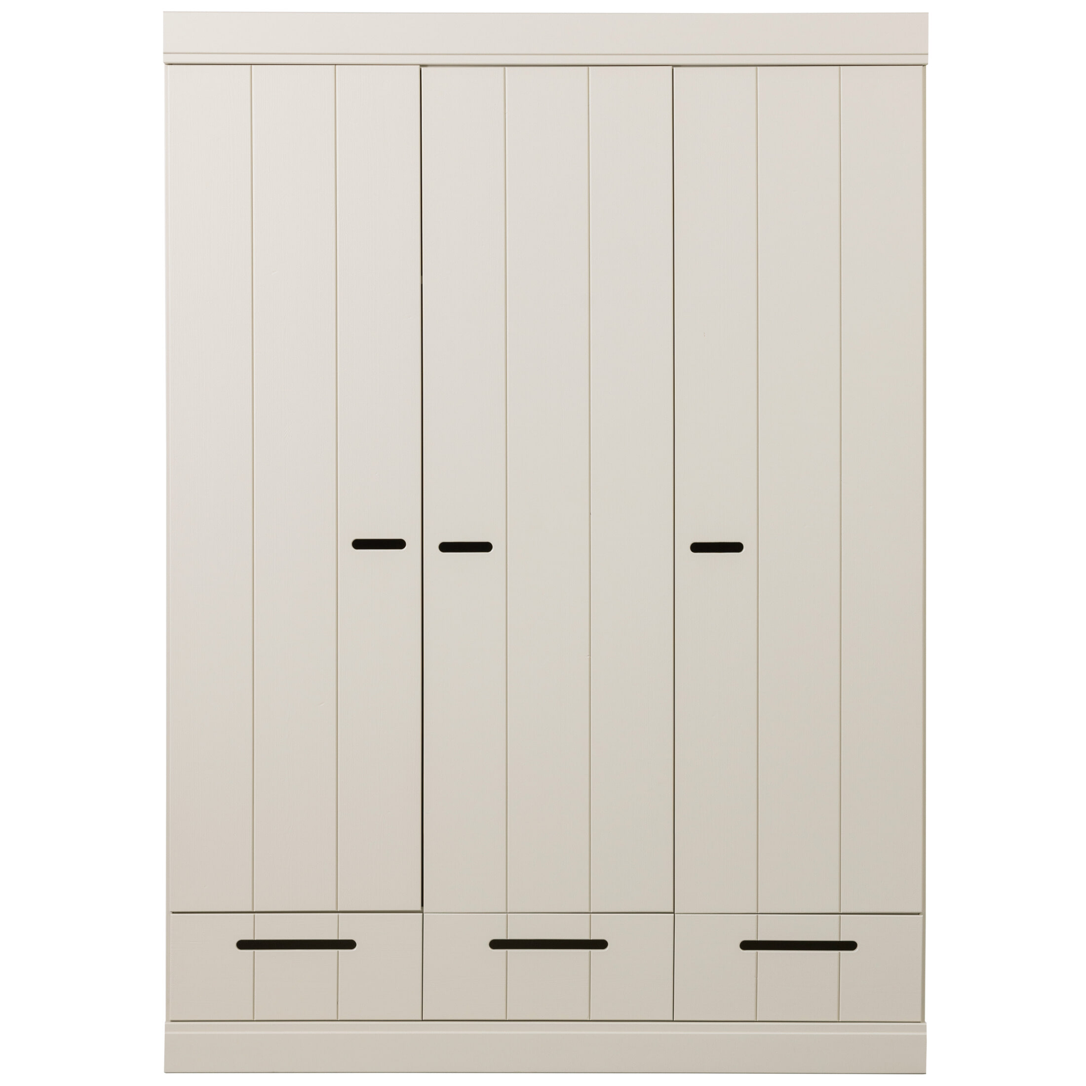 WOOOD Kledingkast 'Connect' 3 deuren en 3 laden, kleur Dust