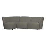 WOOOD 3-zits Loungebank 'Coco' Links, Bouclé, kleur Warm Groen