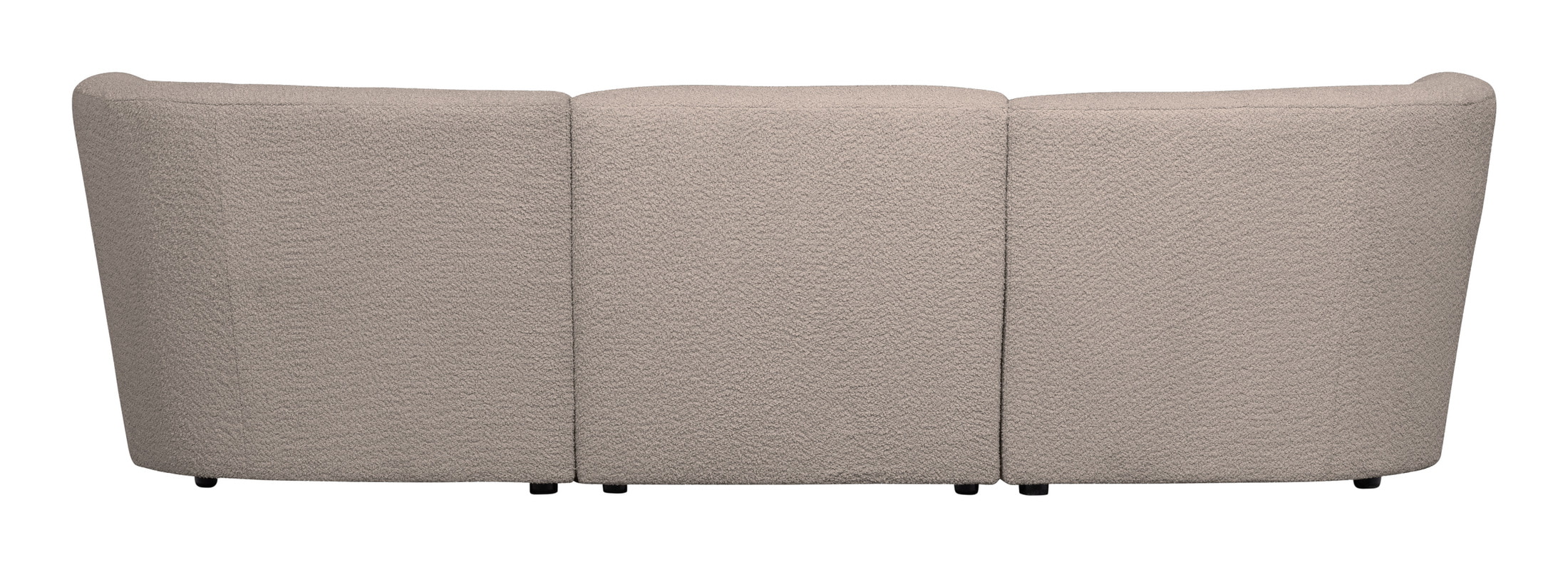 WOOOD 3-zits Bank 'Coco' Bouclé, kleur Zand