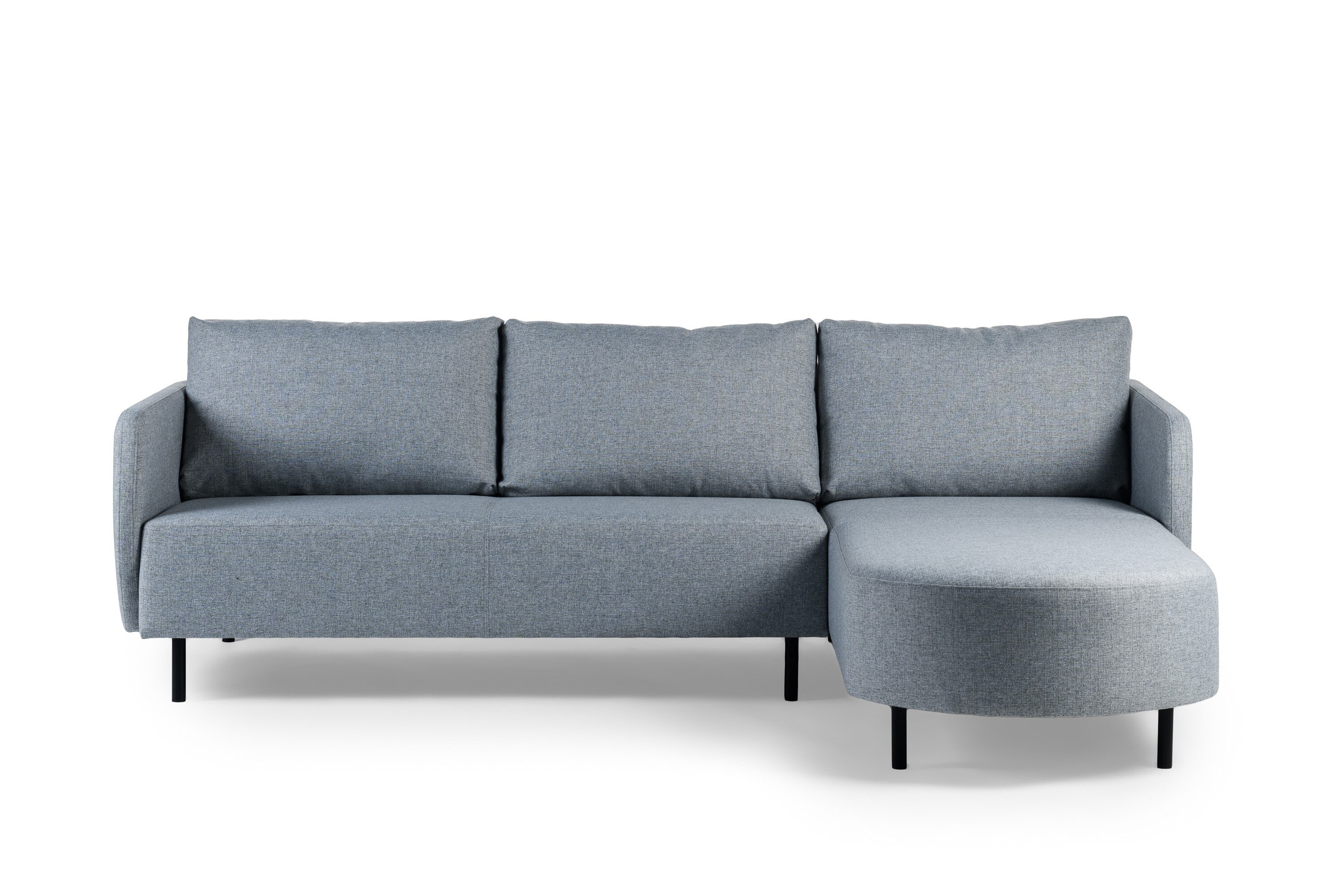 BASE 3-zits Loungebank 'Qui' Links/Rechts, 240cm, kleur Grijs