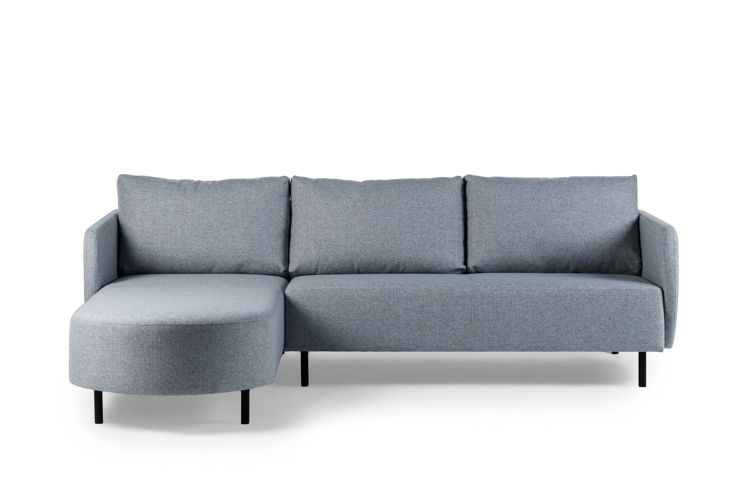 BASE 3-zits Loungebank 'Qui' Links/Rechts, 240cm, kleur Grijs