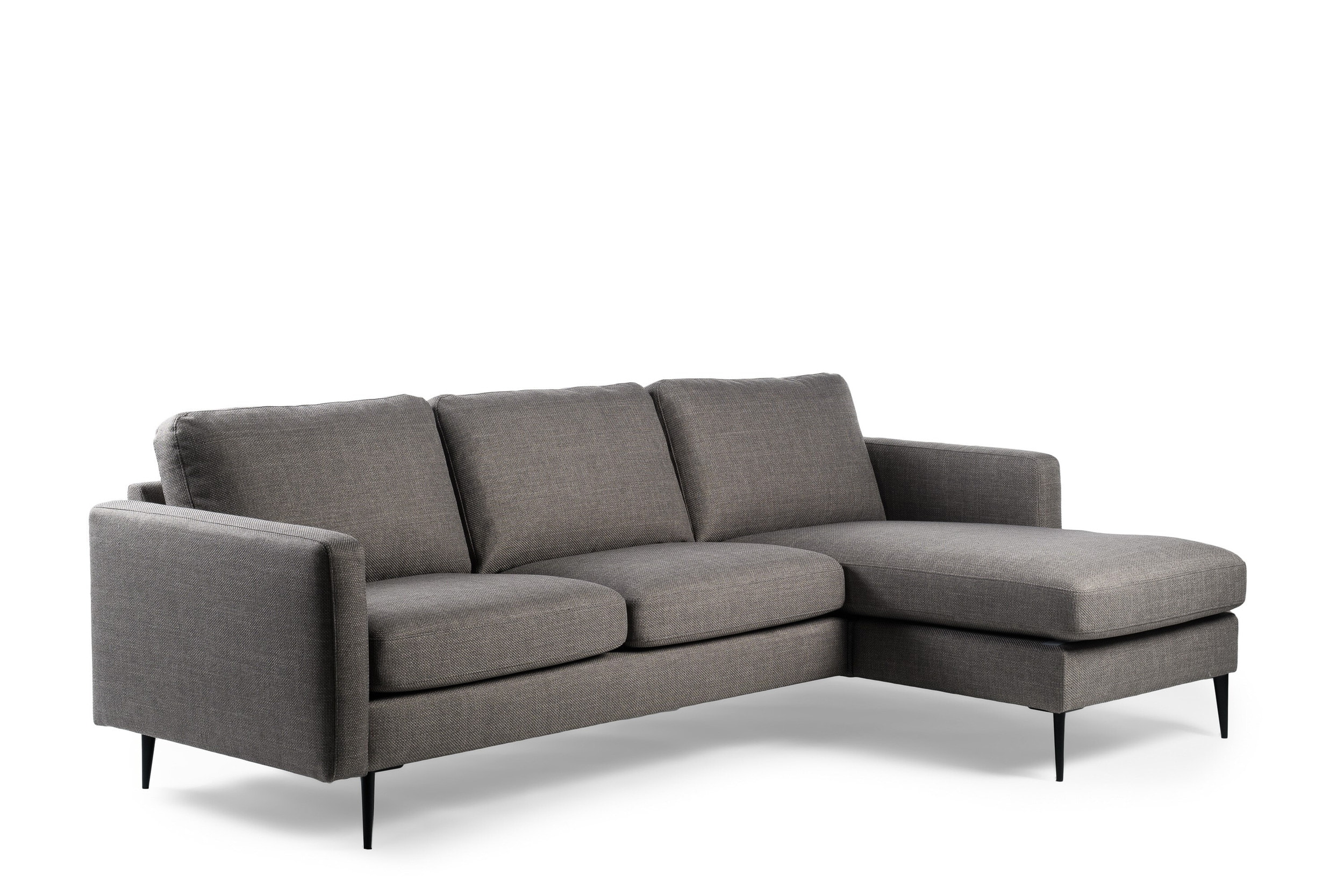 BASE 3-zits Loungebank 'Shawneen' Links/Rechts, kleur Taupe