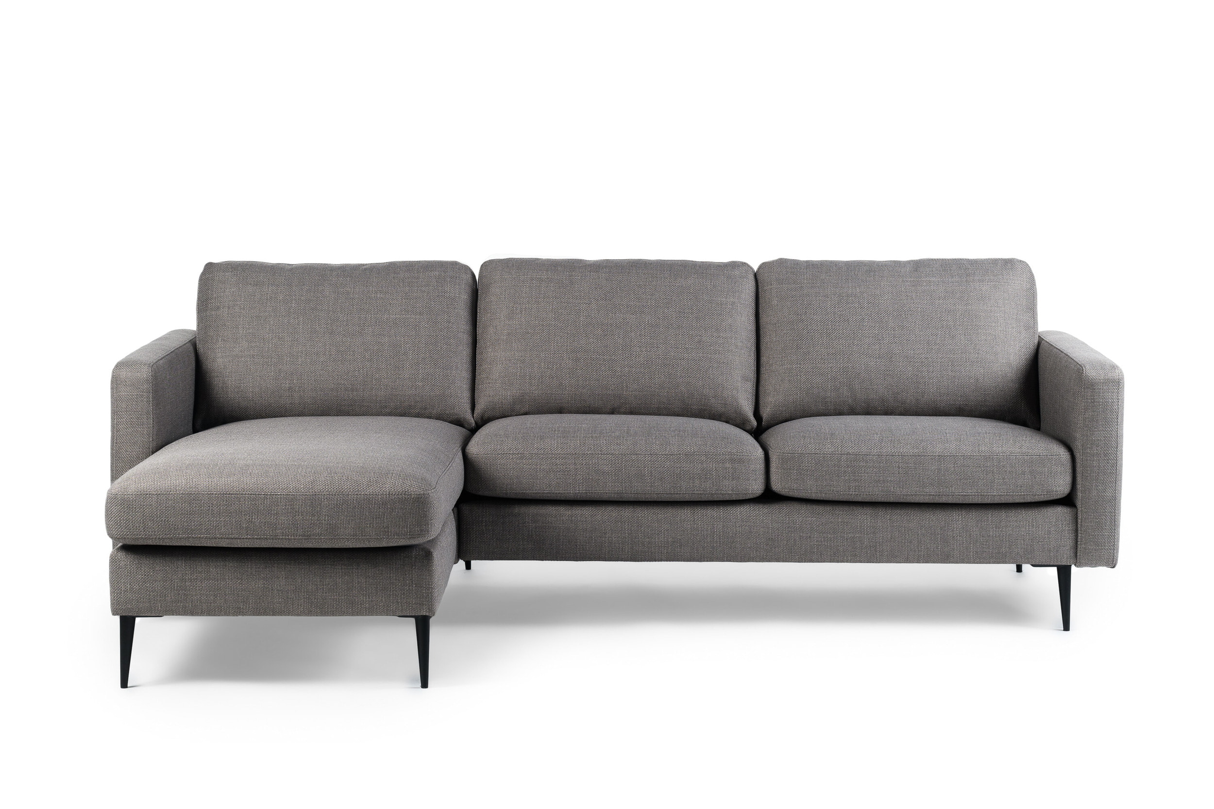BASE 3-zits Loungebank 'Shawneen' Links/Rechts, kleur Taupe