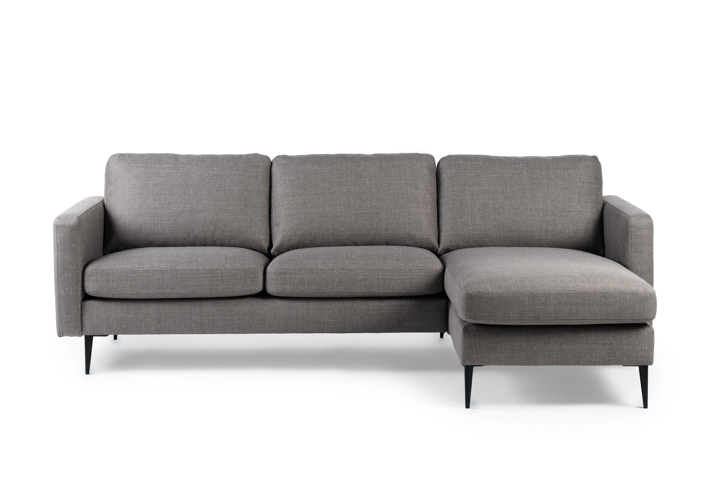 BASE 3-zits Loungebank 'Shawneen' Links/Rechts, kleur Taupe