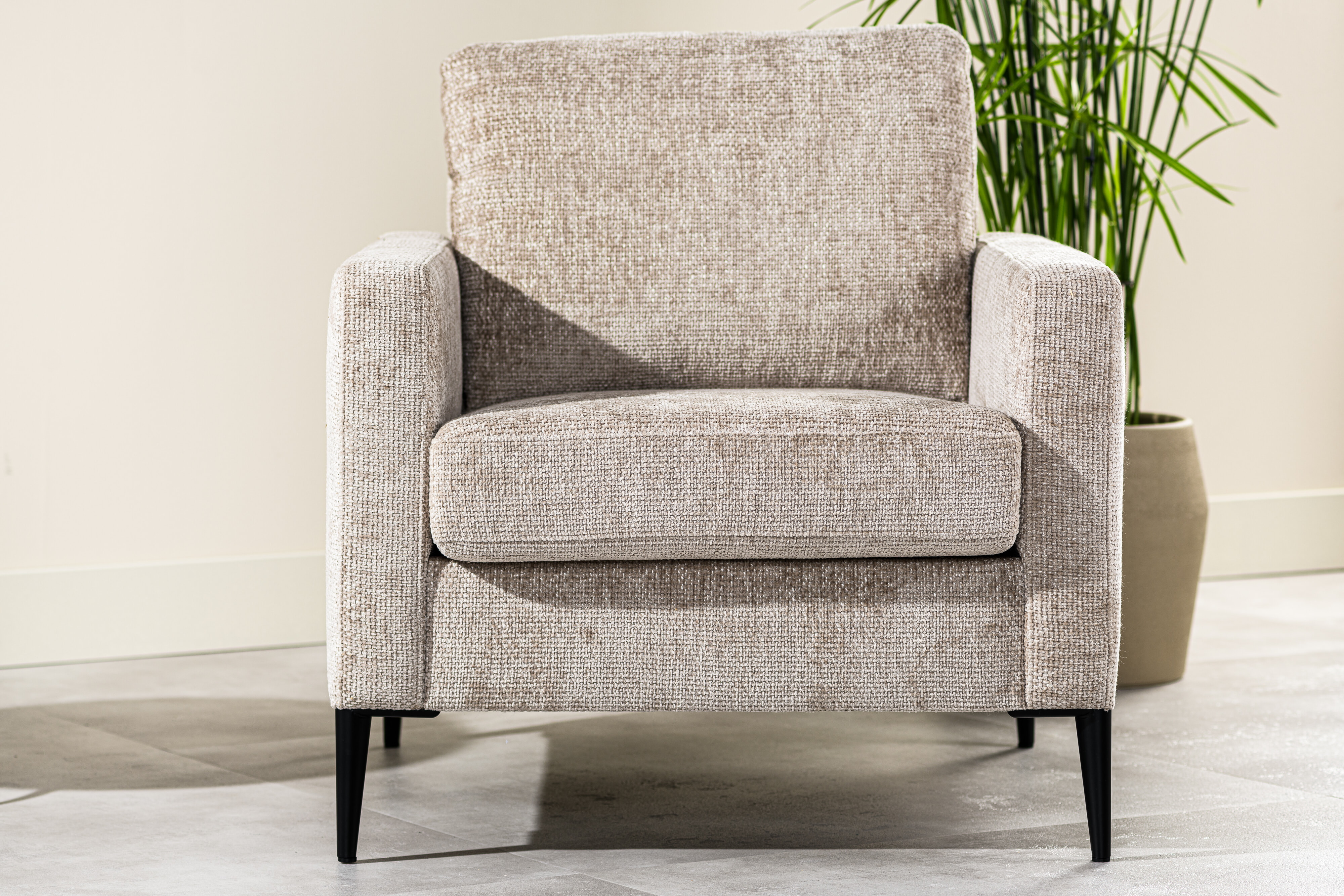 BASE Fauteuil 'Shuan', kleur Champagne