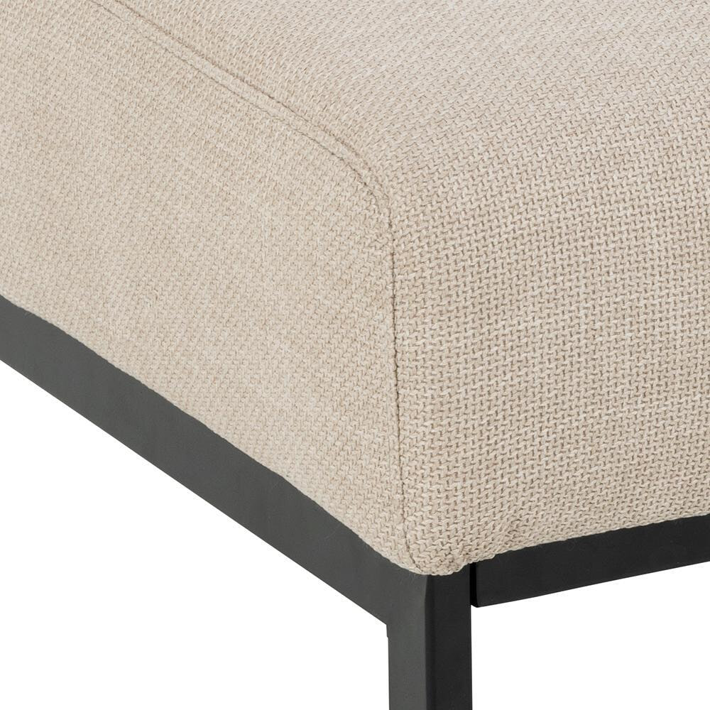 Bendt Hocker 'Meeka' 100 x 61cm, kleur Beige
