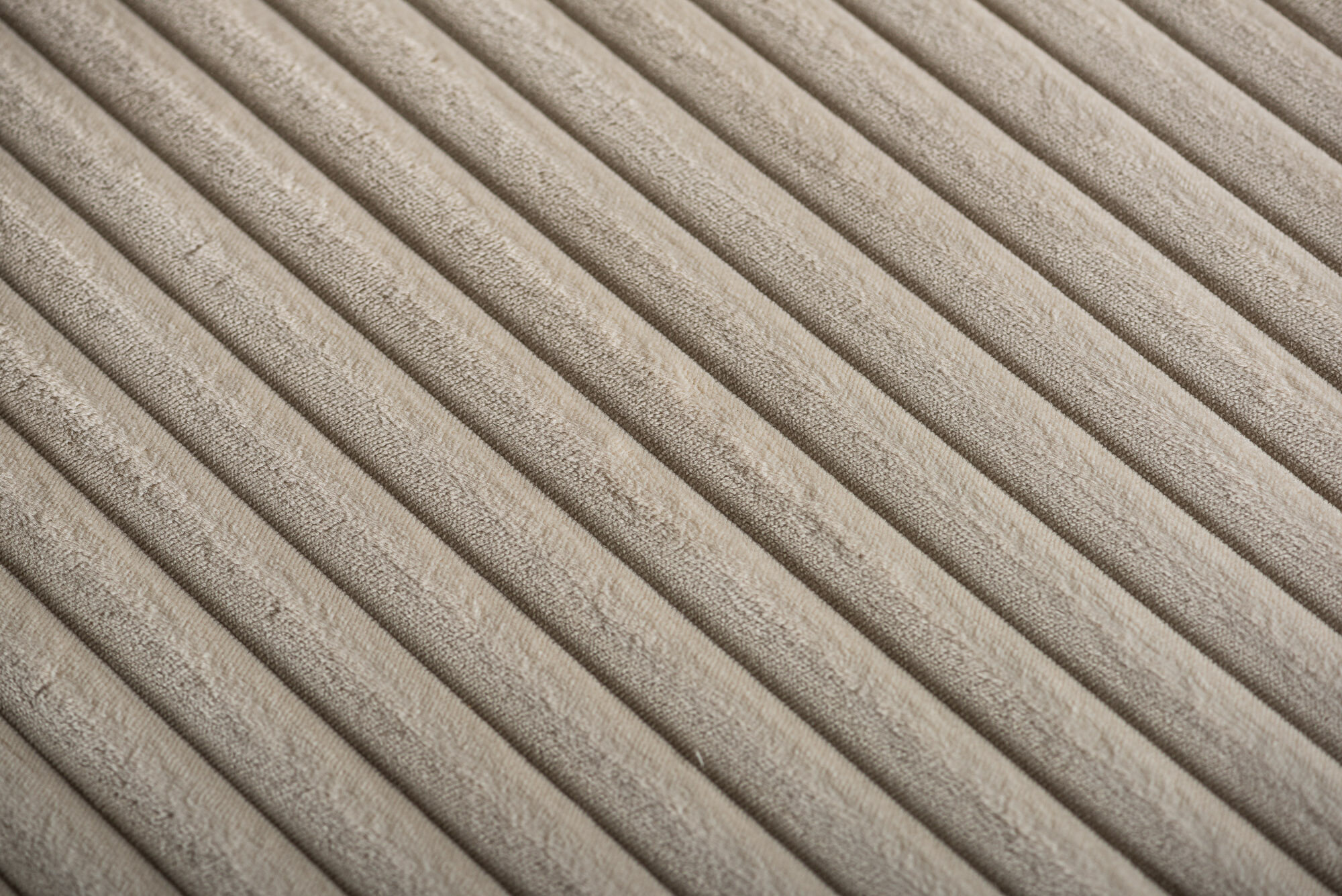 BASE 3-zits Loungebank 'Mats' Links/Rechts, Rib, kleur Beige