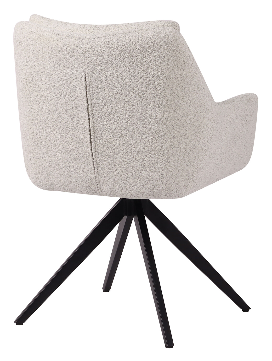 Artistiq Draaibare Eetkamerstoel 'Rocket' Bouclé, kleur Beige