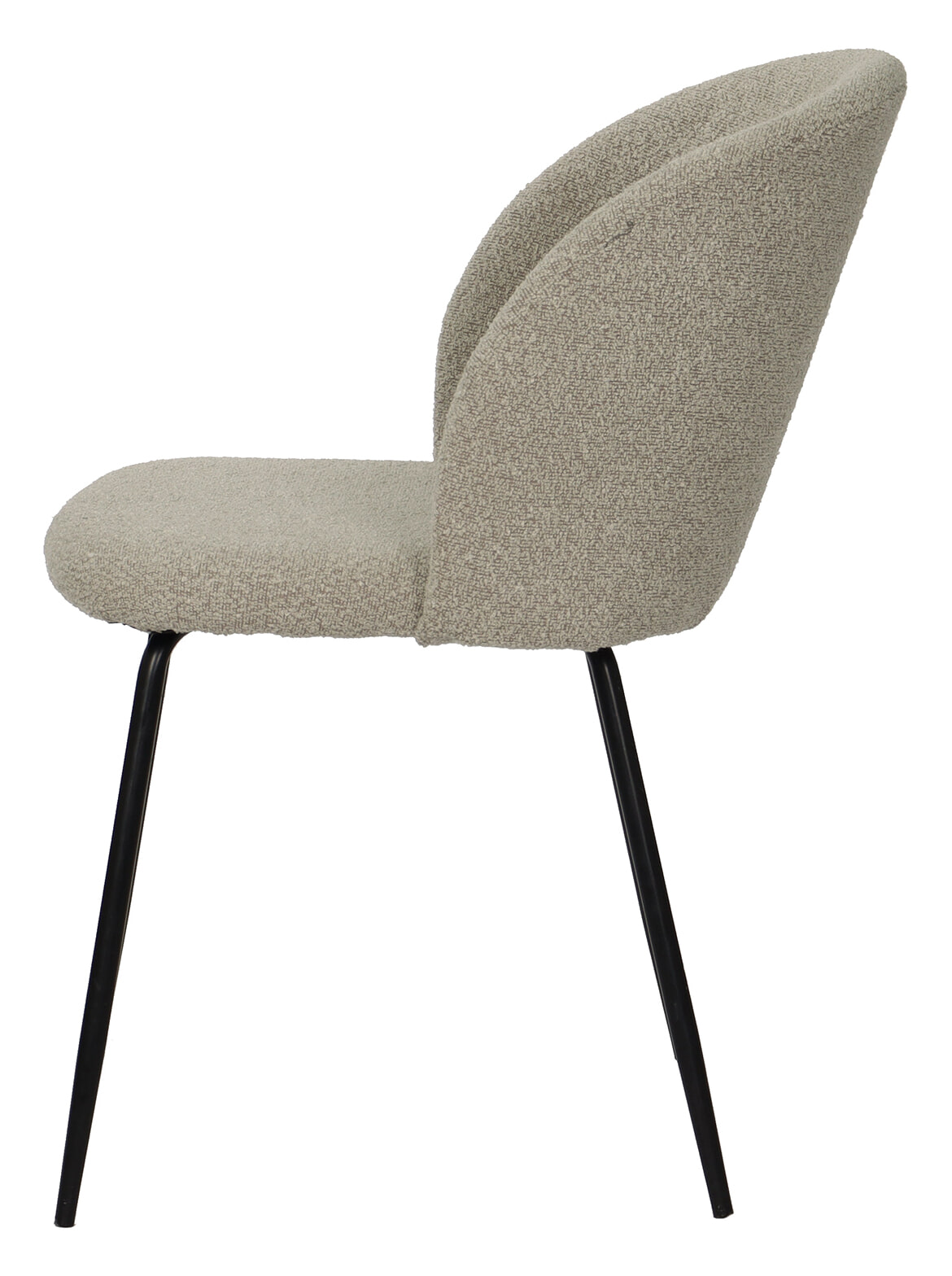 Artistiq Eetkamerstoel 'Keona' Structuurstof, kleur Taupe